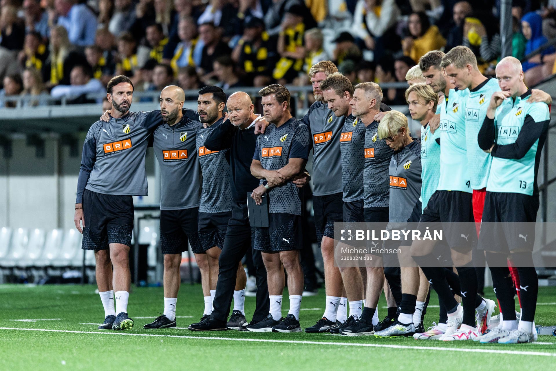 Staff and players of Häcken