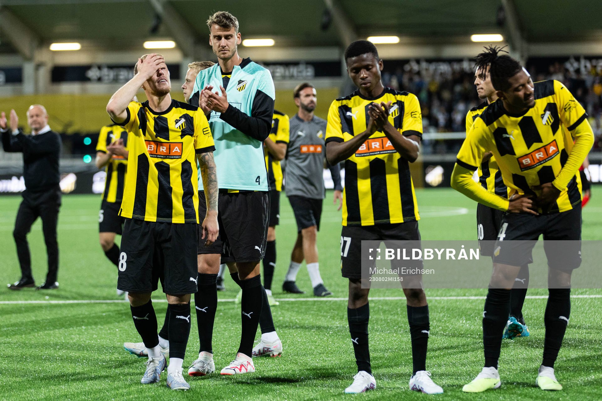 Mikkel Rygaard Jensen, Johan Hammar, Akoua Romeo Amane and