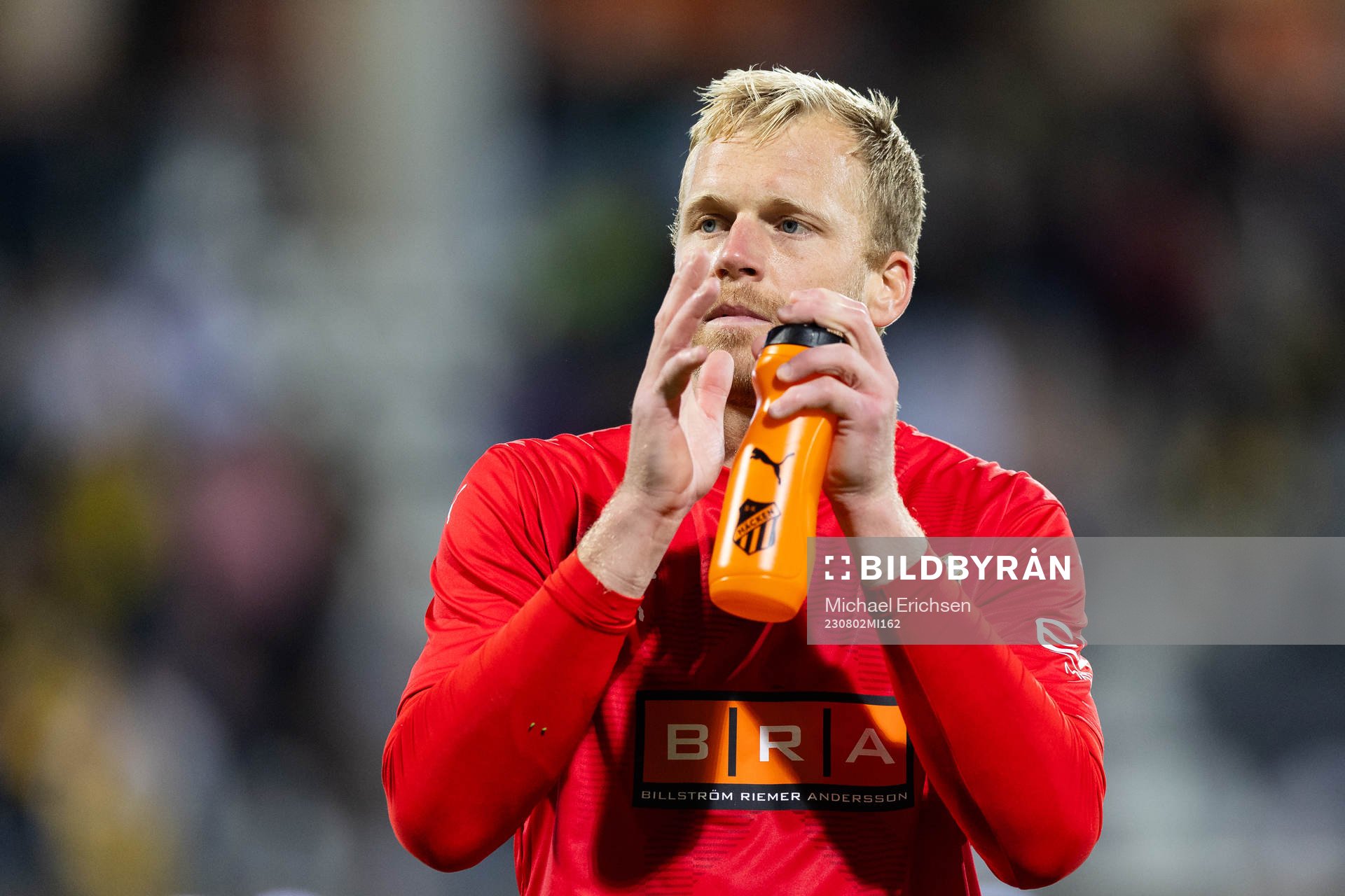 Goalkeeper Peter Abrahamsson of Häcken looks dejected
