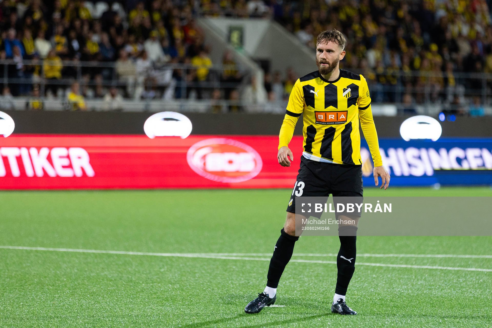 Simon Sandberg of Häcken looks dejected