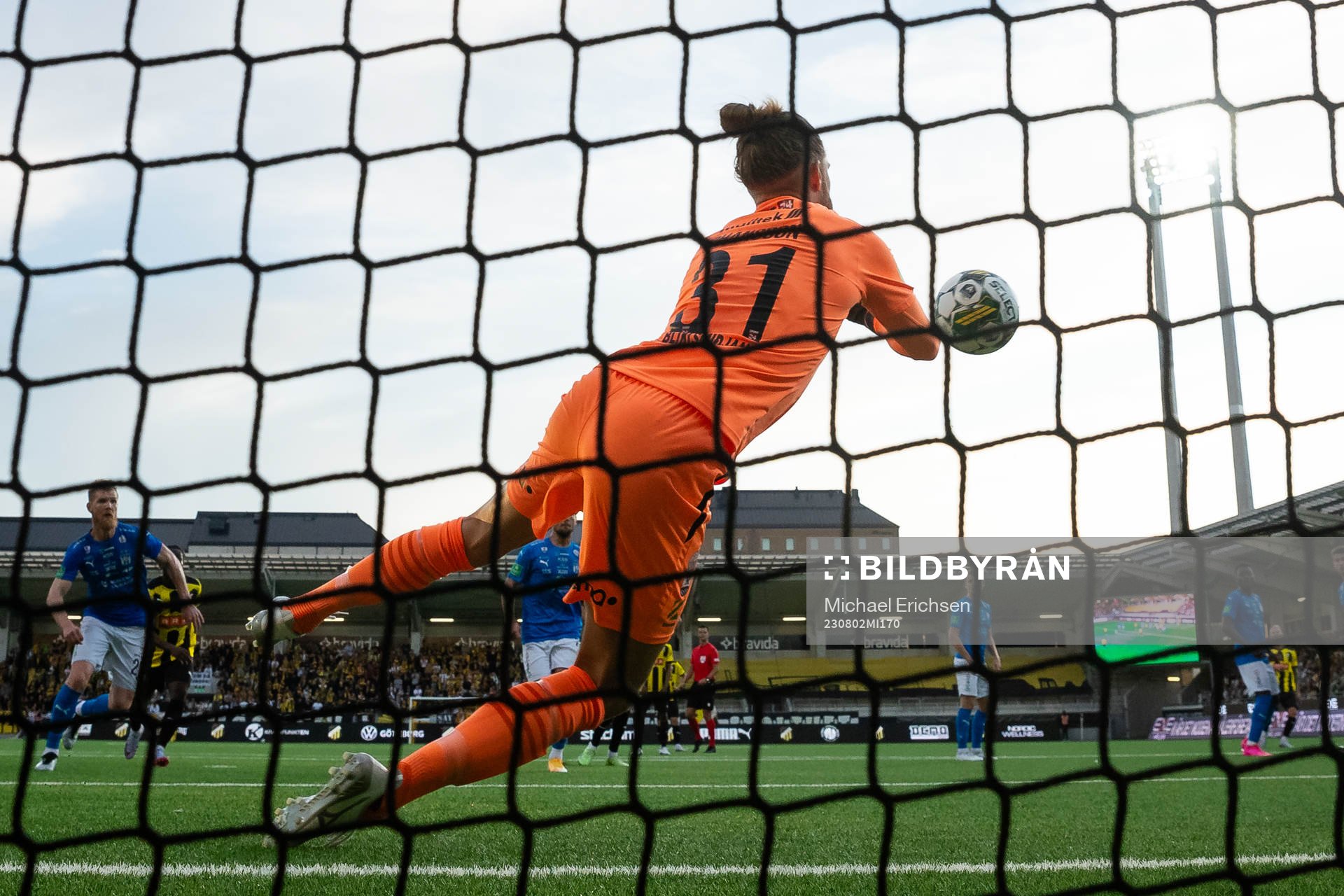 Goalkeeper Nils Jonatan Johansson of Klaksvik