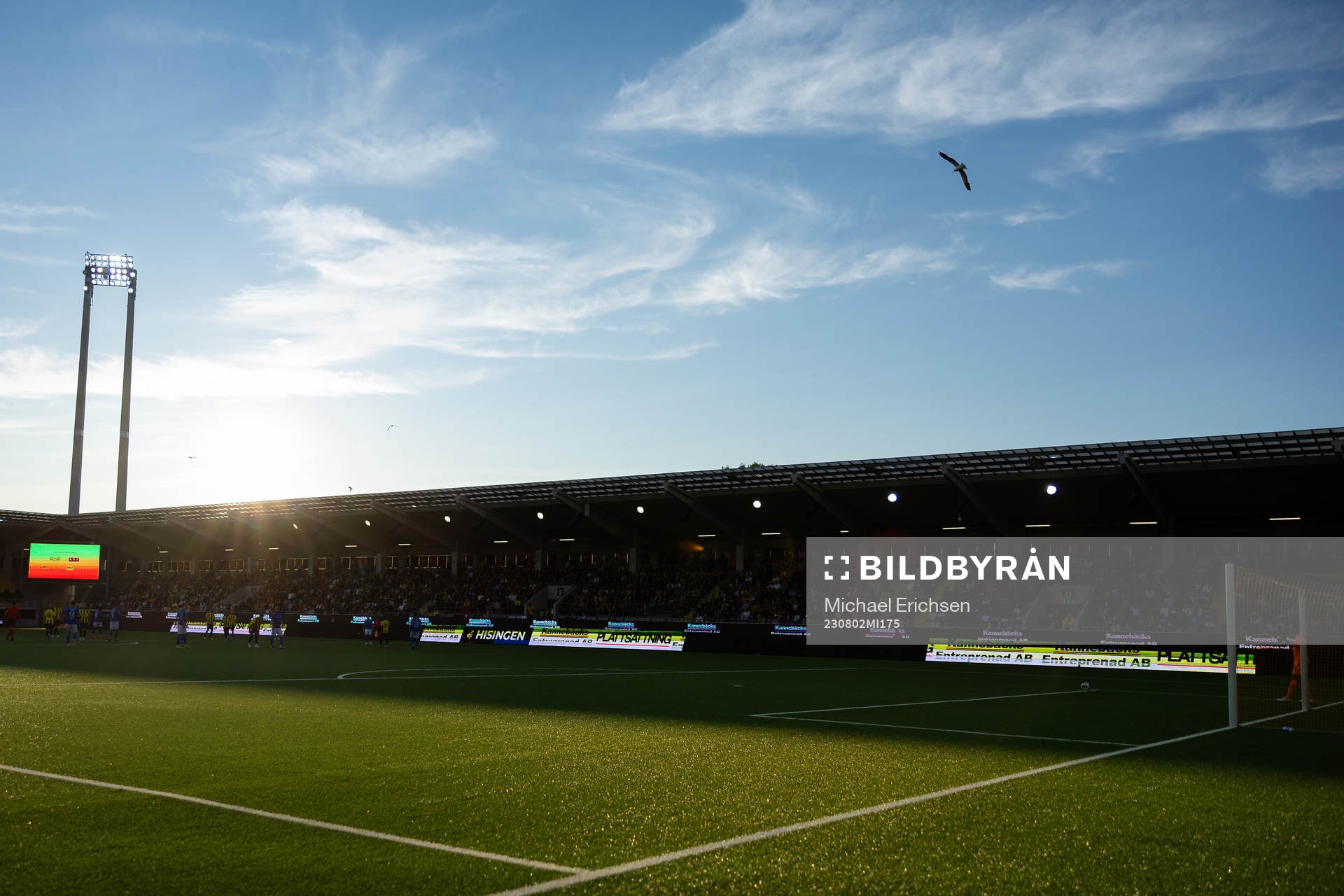General view inside Bravida Arena
