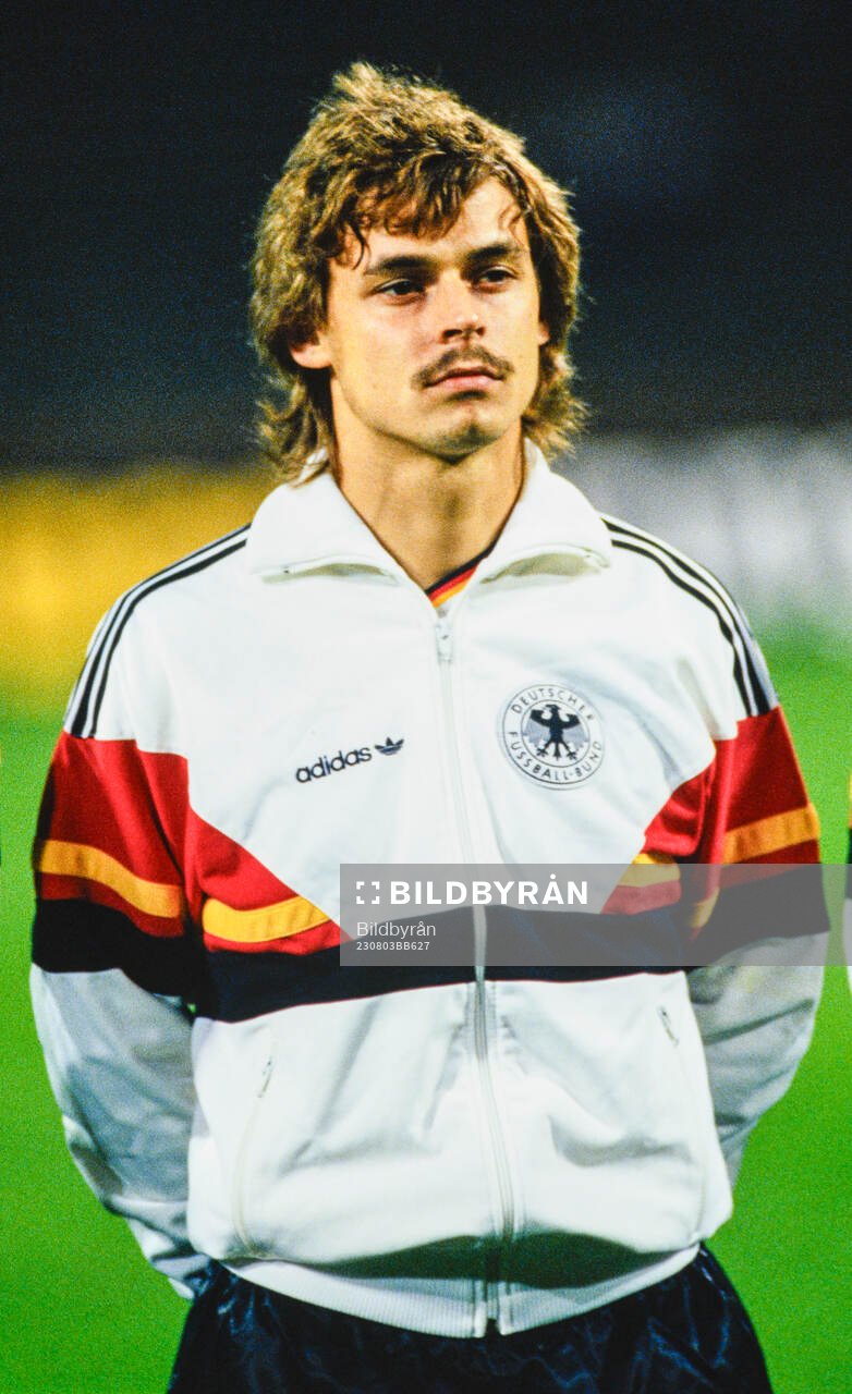  Football, International Friendly, West Germany - Sweden 1-1: Olaf Thon of West Germany.