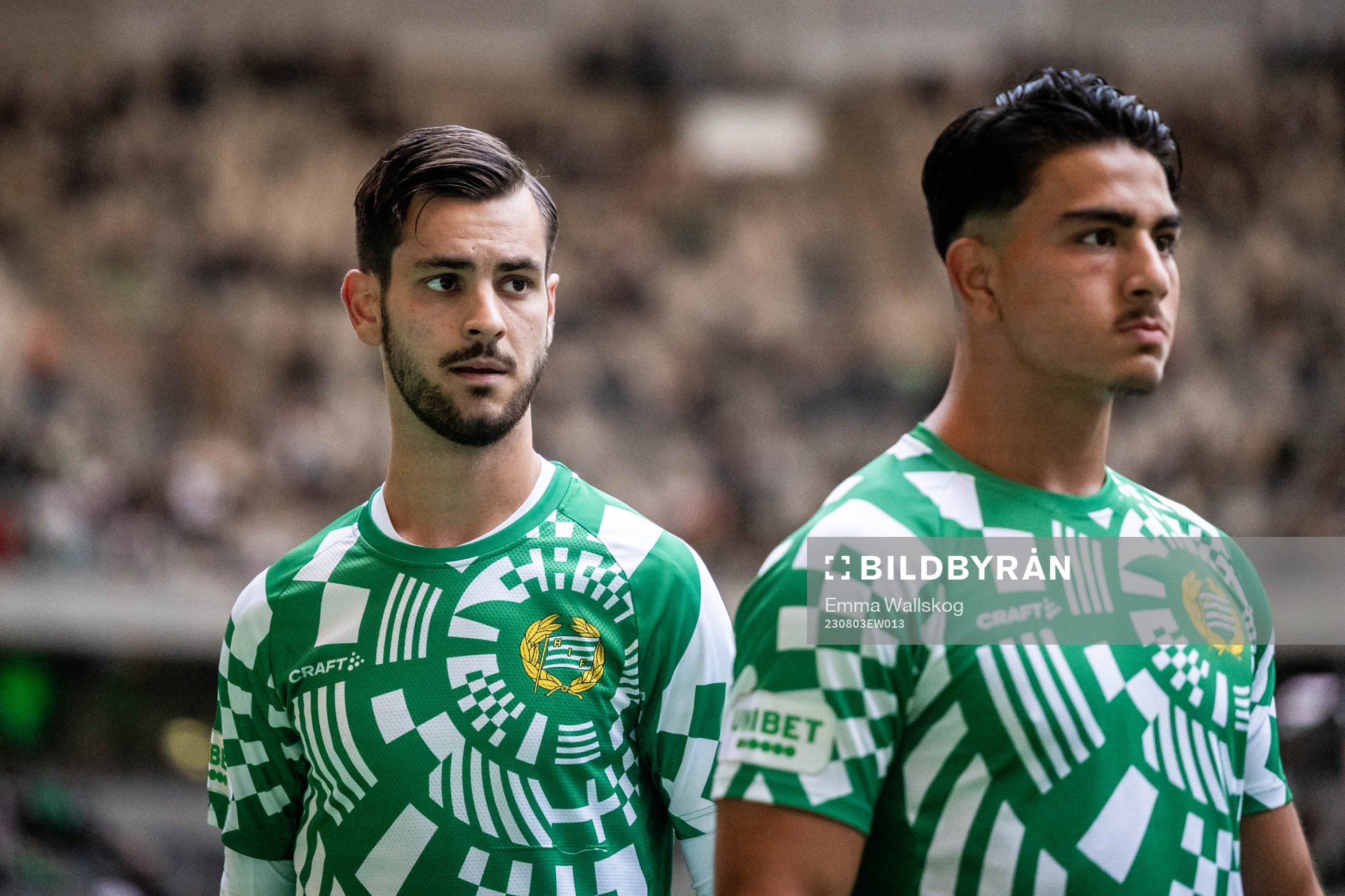 Adi Nalic and Jusef Erabi of Hammarby