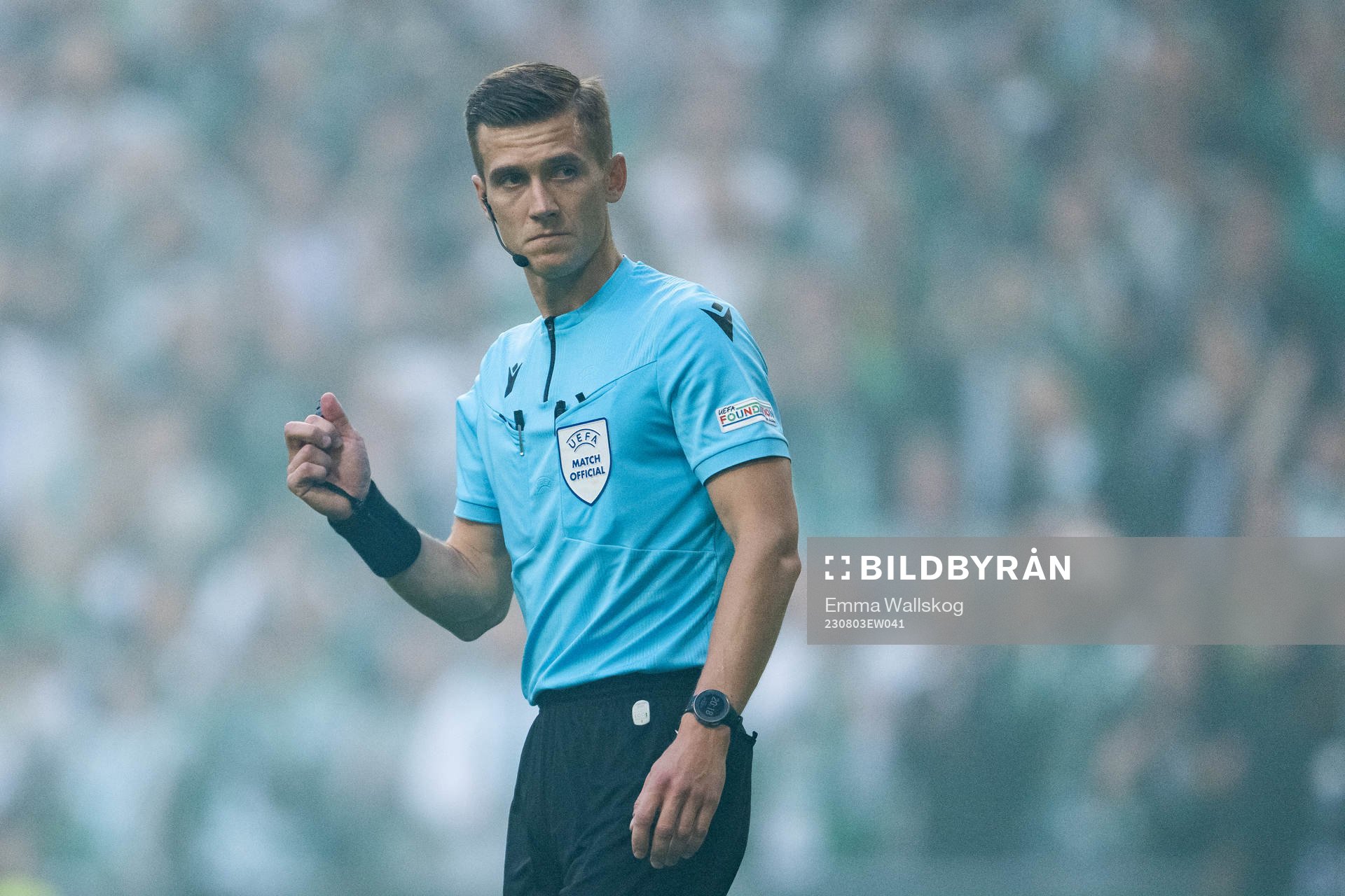 Referee Manfredas Lukjancukas