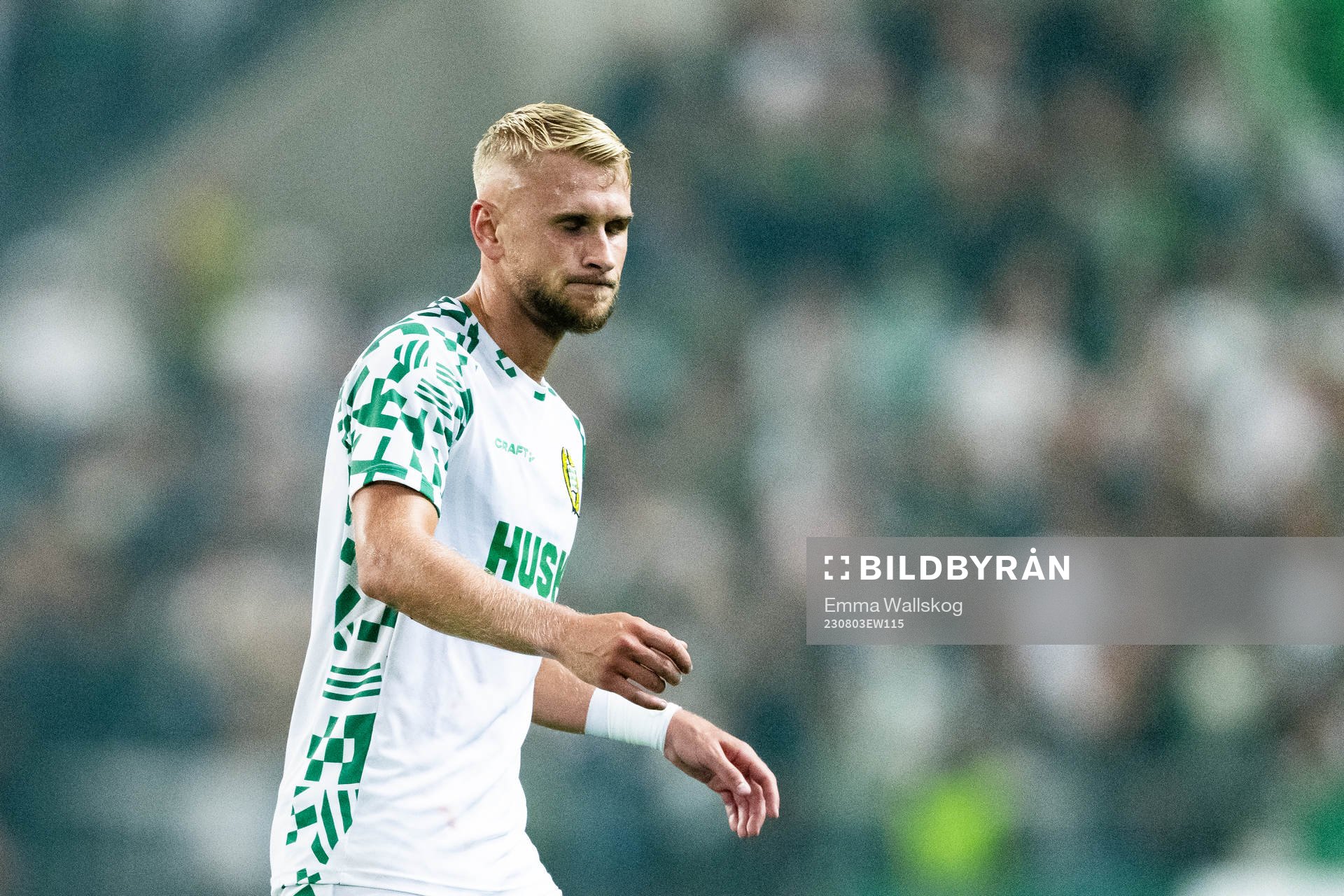 Simon Strand of Hammarby looks dejected