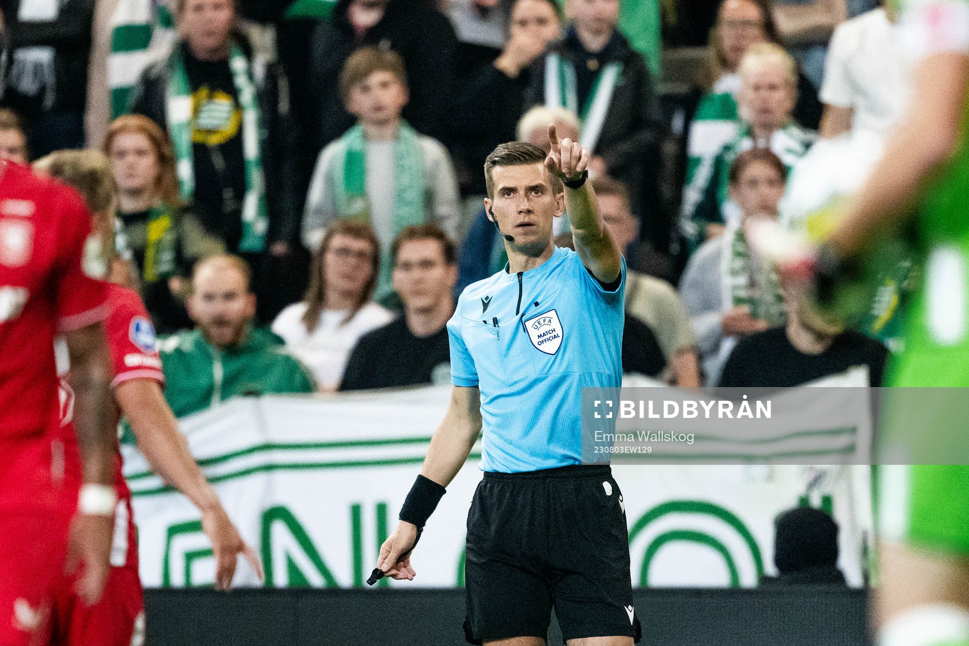 Referee Manfredas Lukjancukas