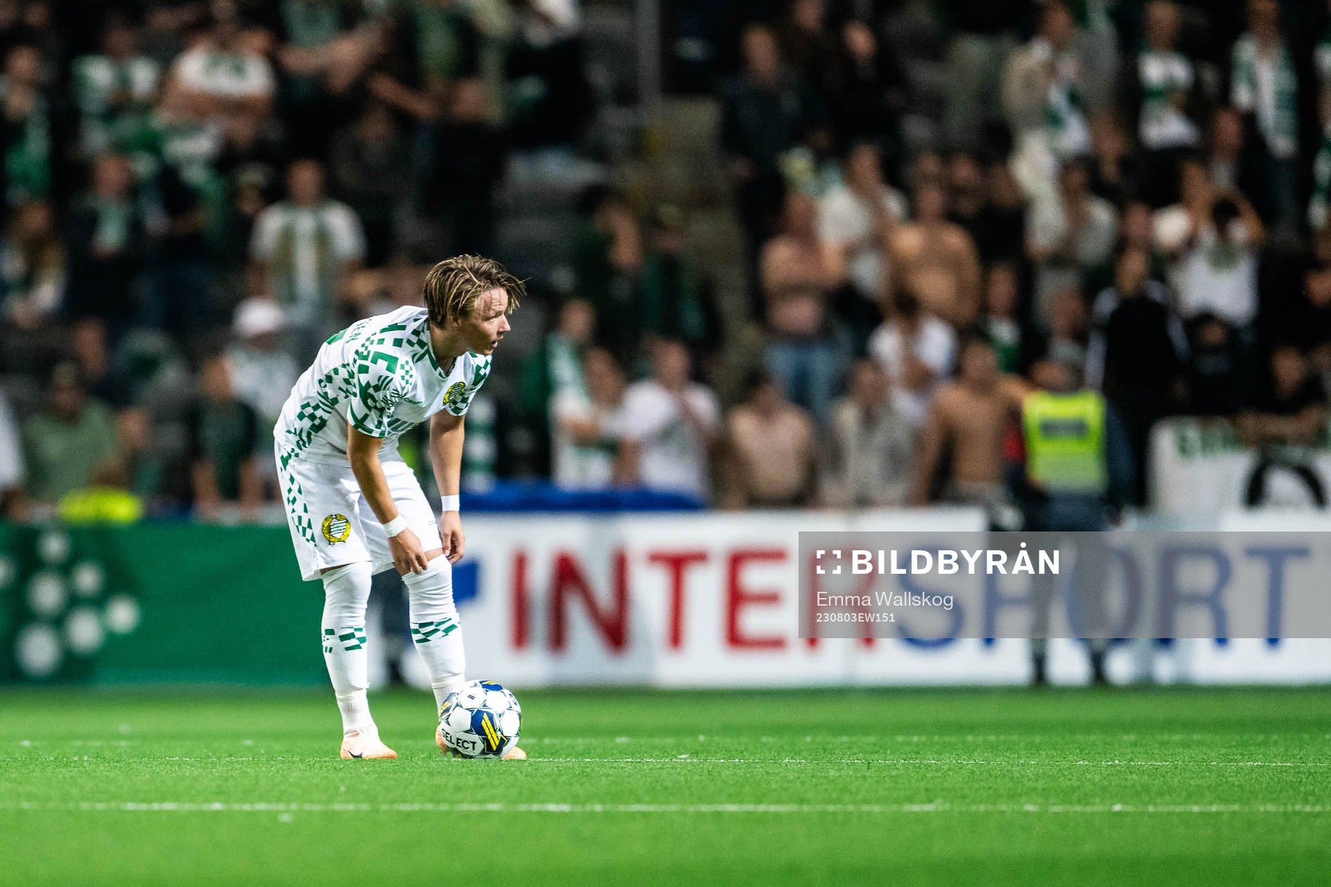 August Mikkelsen of Hammarby looks dejected
