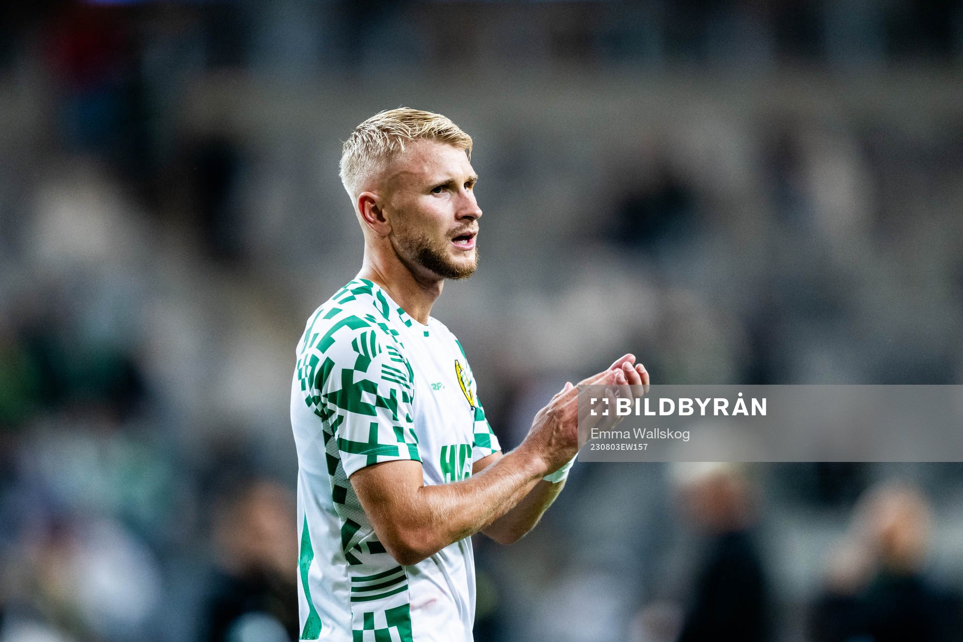 Simon Strand of Hammarby looks dejected