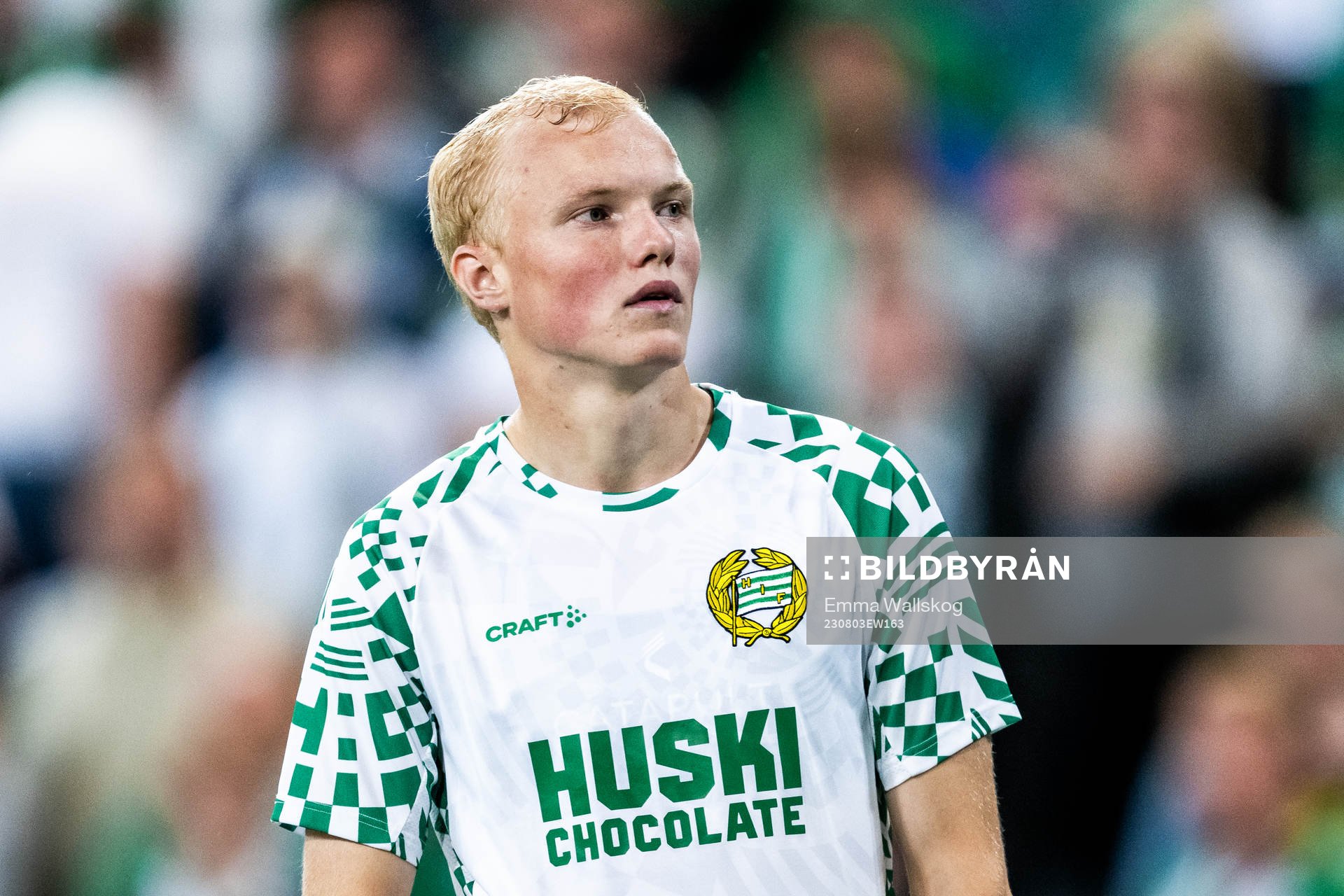 Marcus Rafferty of Hammarby looks dejected