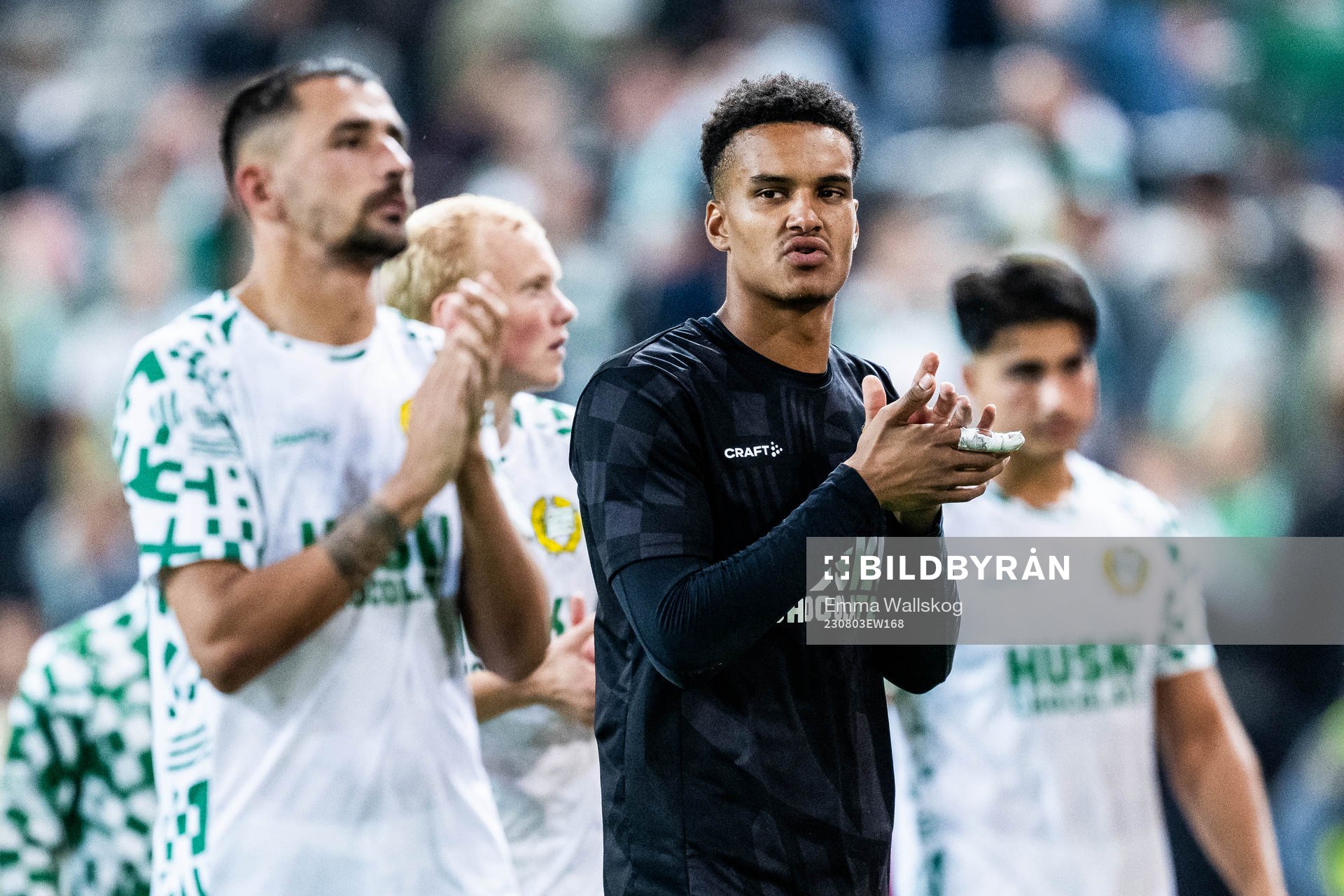 Goalkeeper Oliver Dovin of Hammarby looks dejected