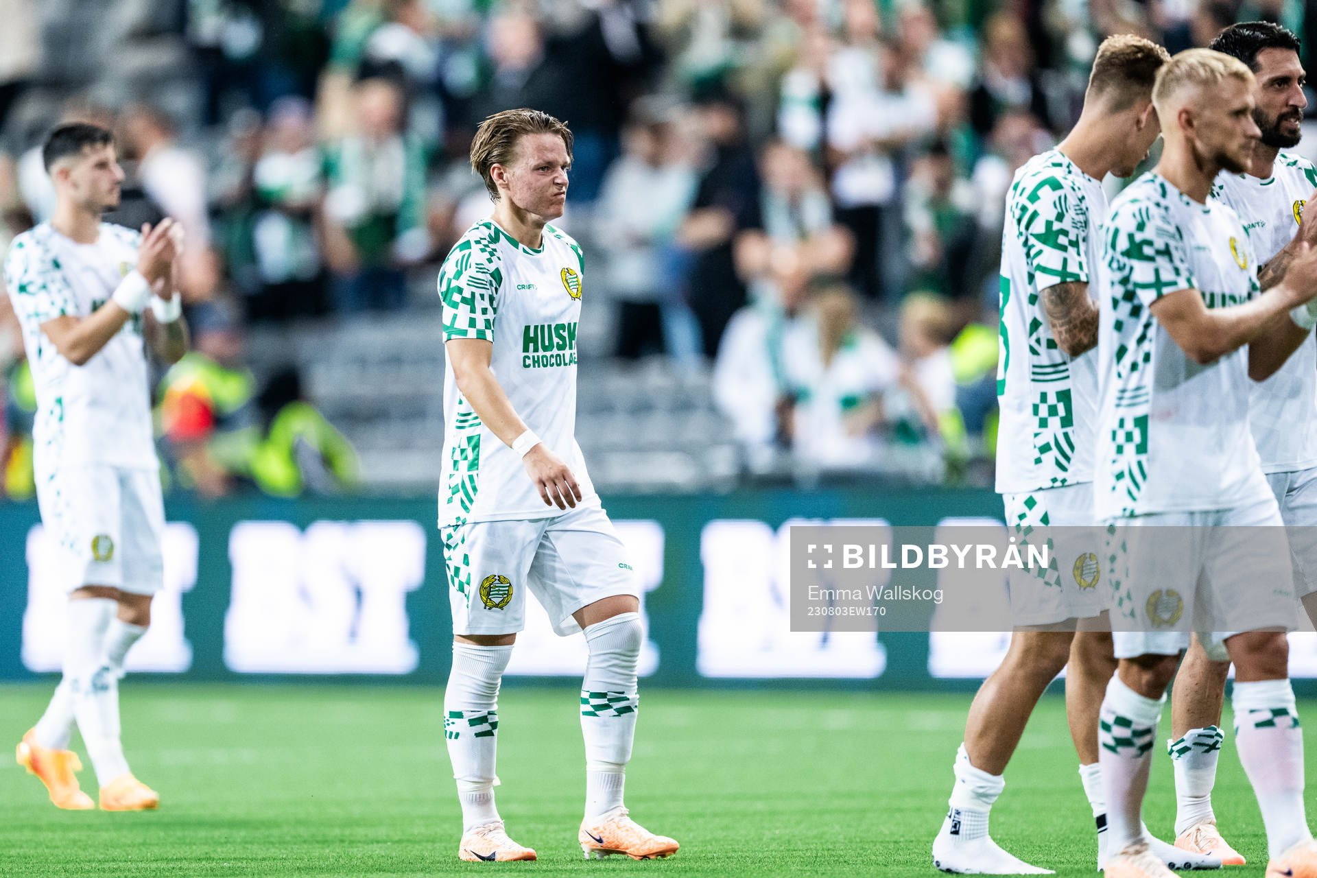 August Mikkelsen of Hammarby looks dejected