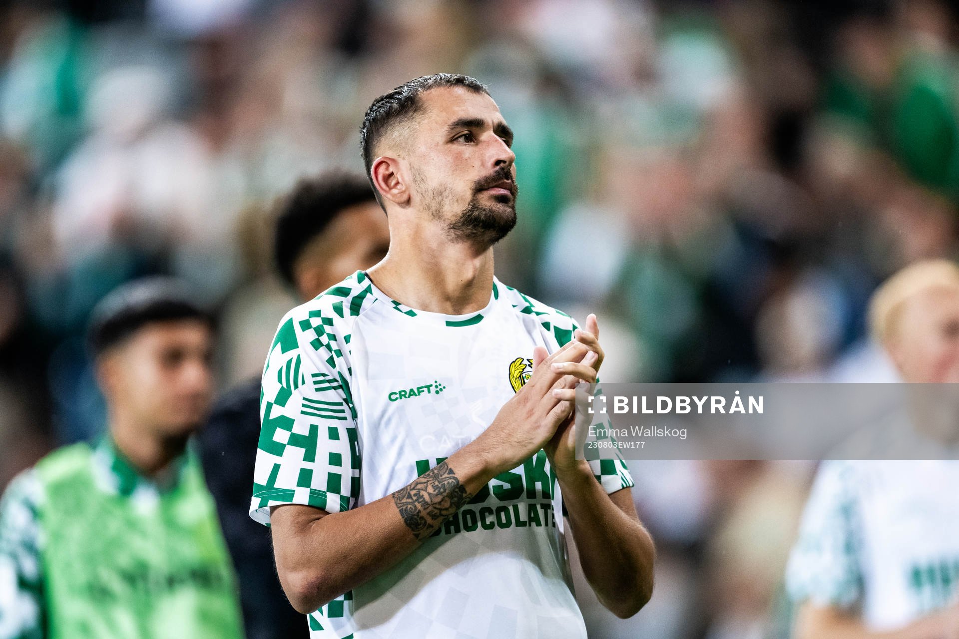 Loret Sadiku of Hammarby looks dejected
