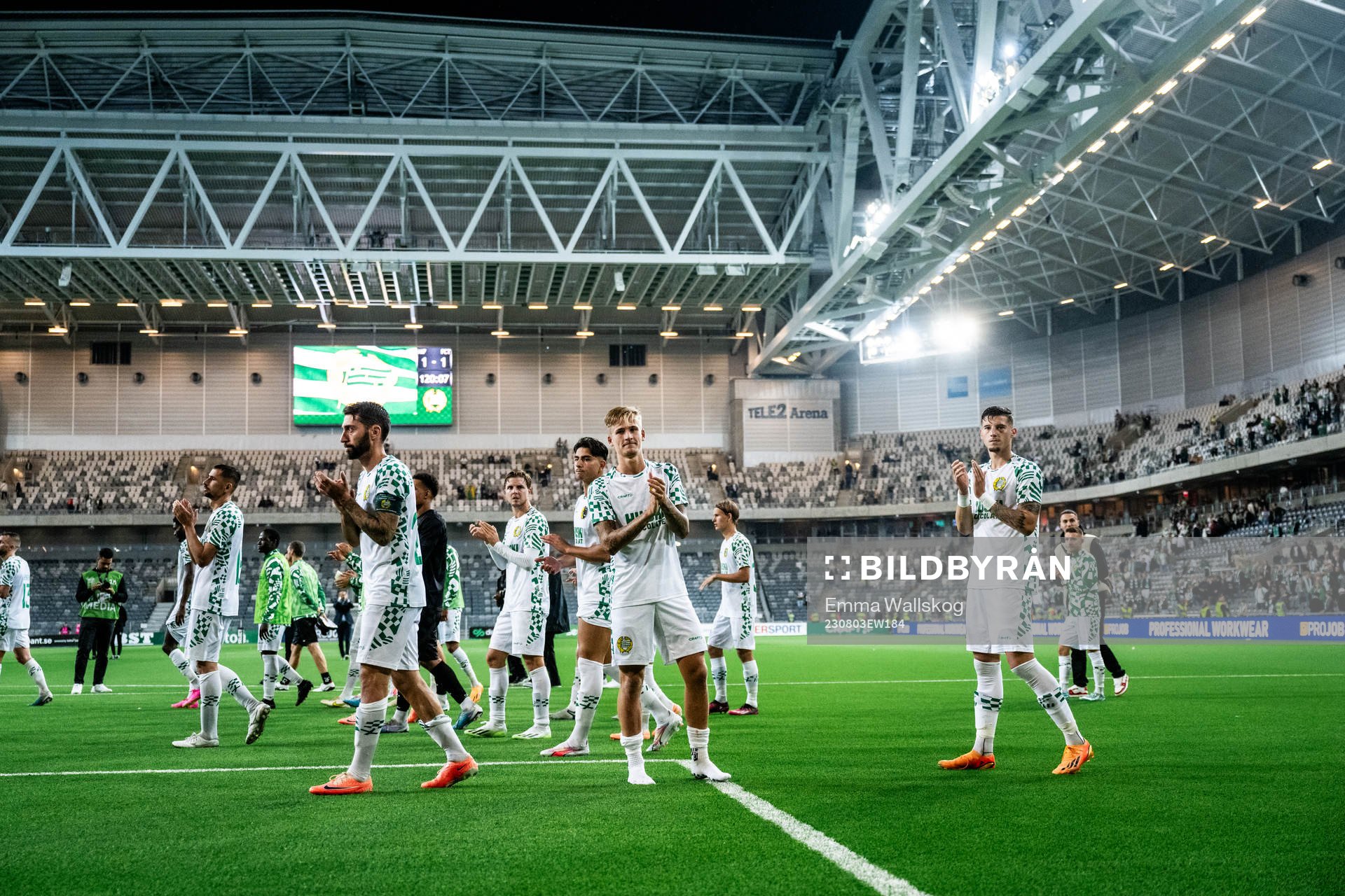 Players of Hammarby looks dejected