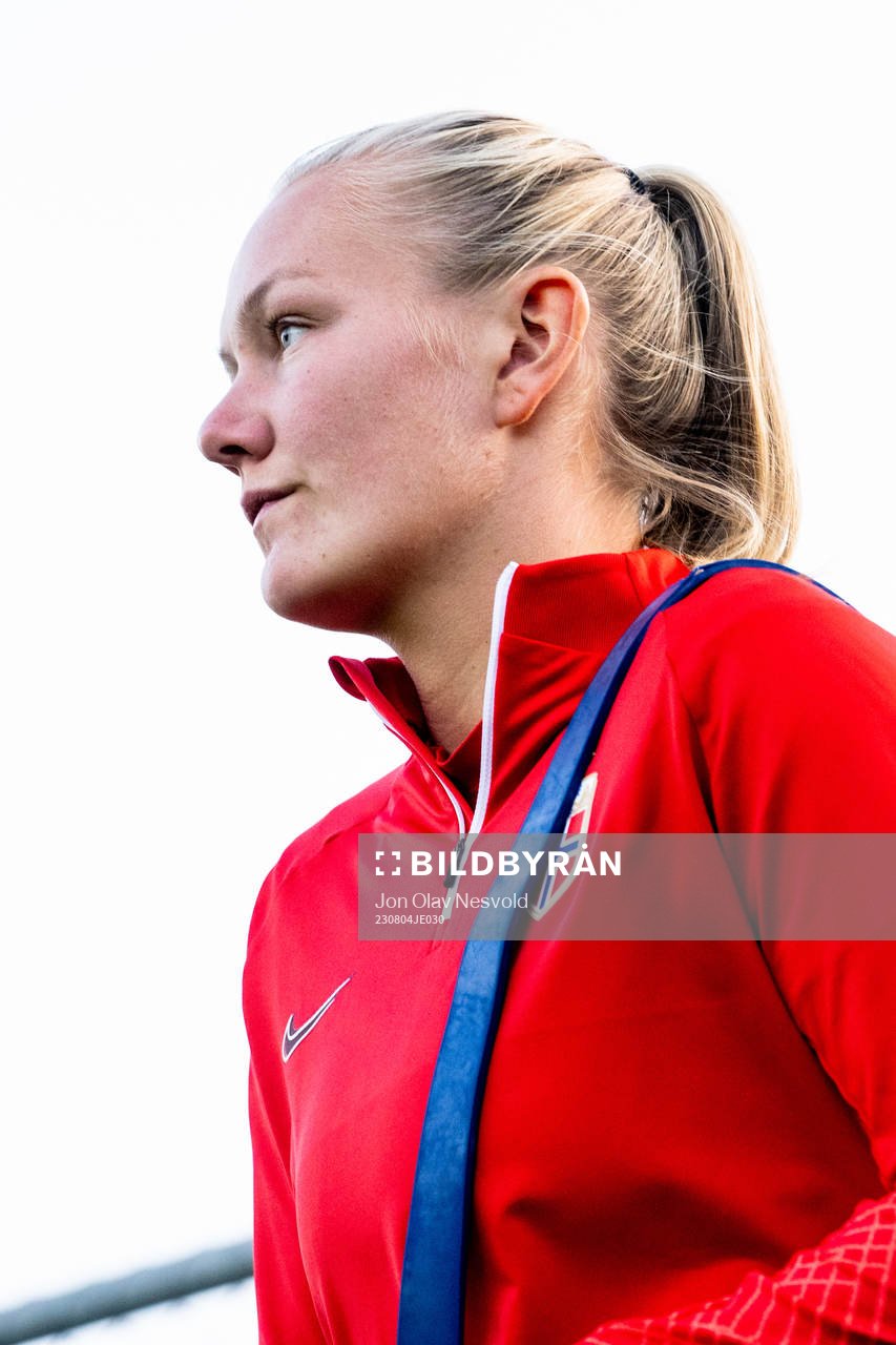 Frida Maanum of Norway at a training session