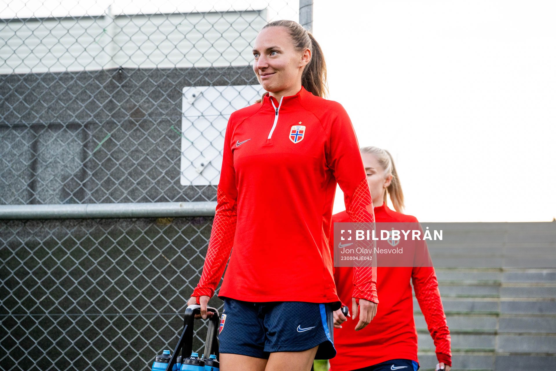 Marit Bratberg Lund of Norway at a training session