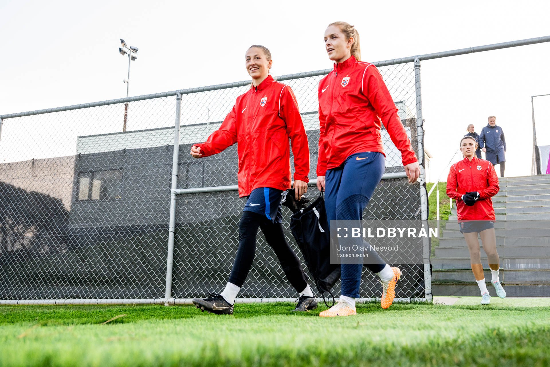 Goalkeeper Cecilie Fiskerstrand and goalkeeper Guro