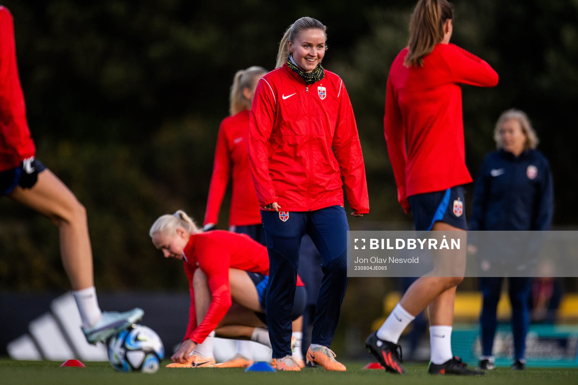 Anna Langås Jøsendal of Norway at a training session