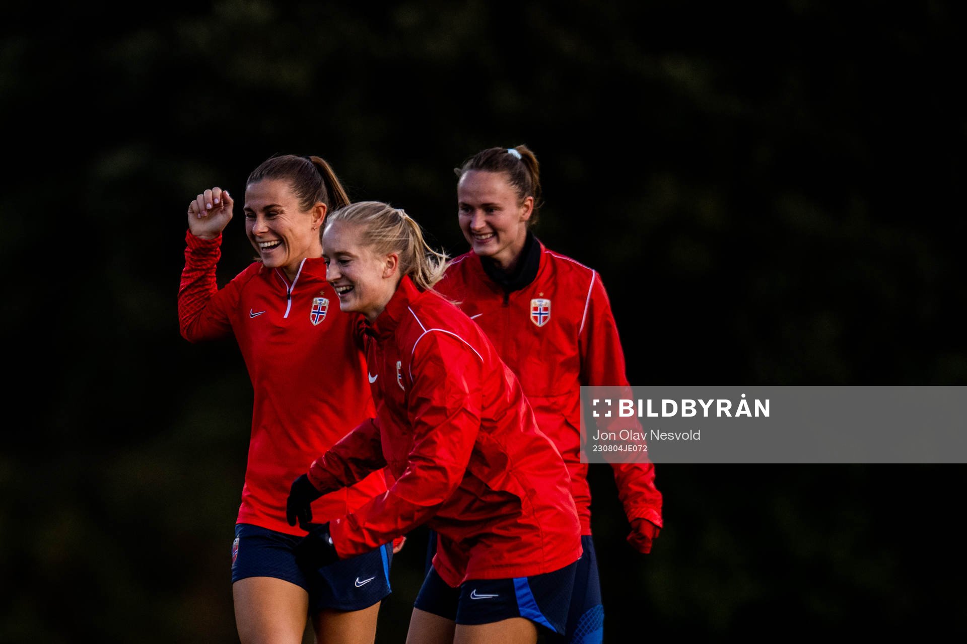 Emilie Bosshard Haavi, Amalie Eikeland and Caroline Graham