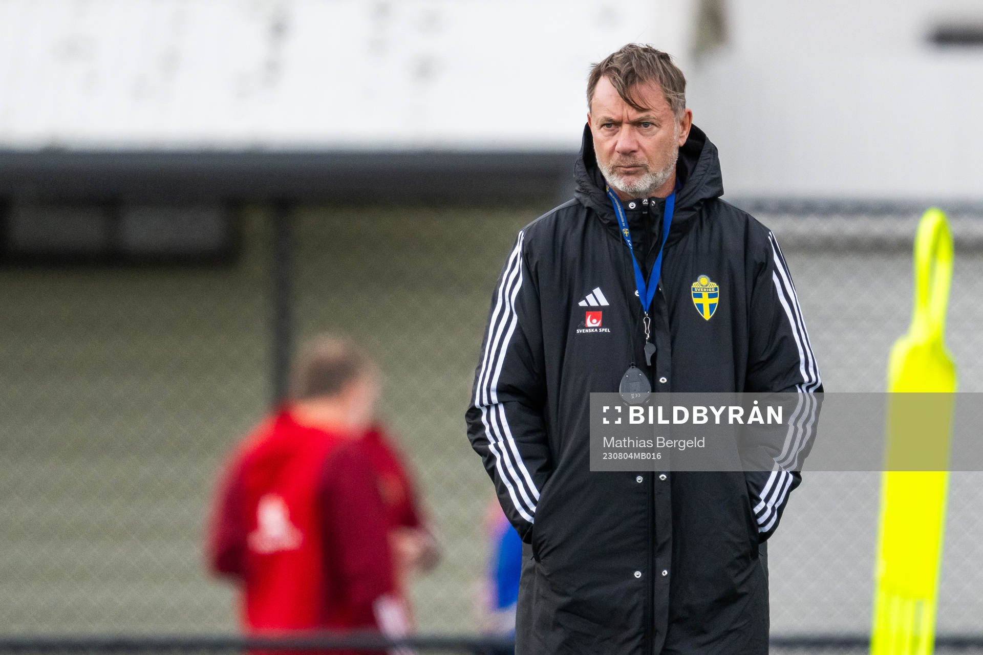 Head coach Peter Gerhardsson of the Swedish women's