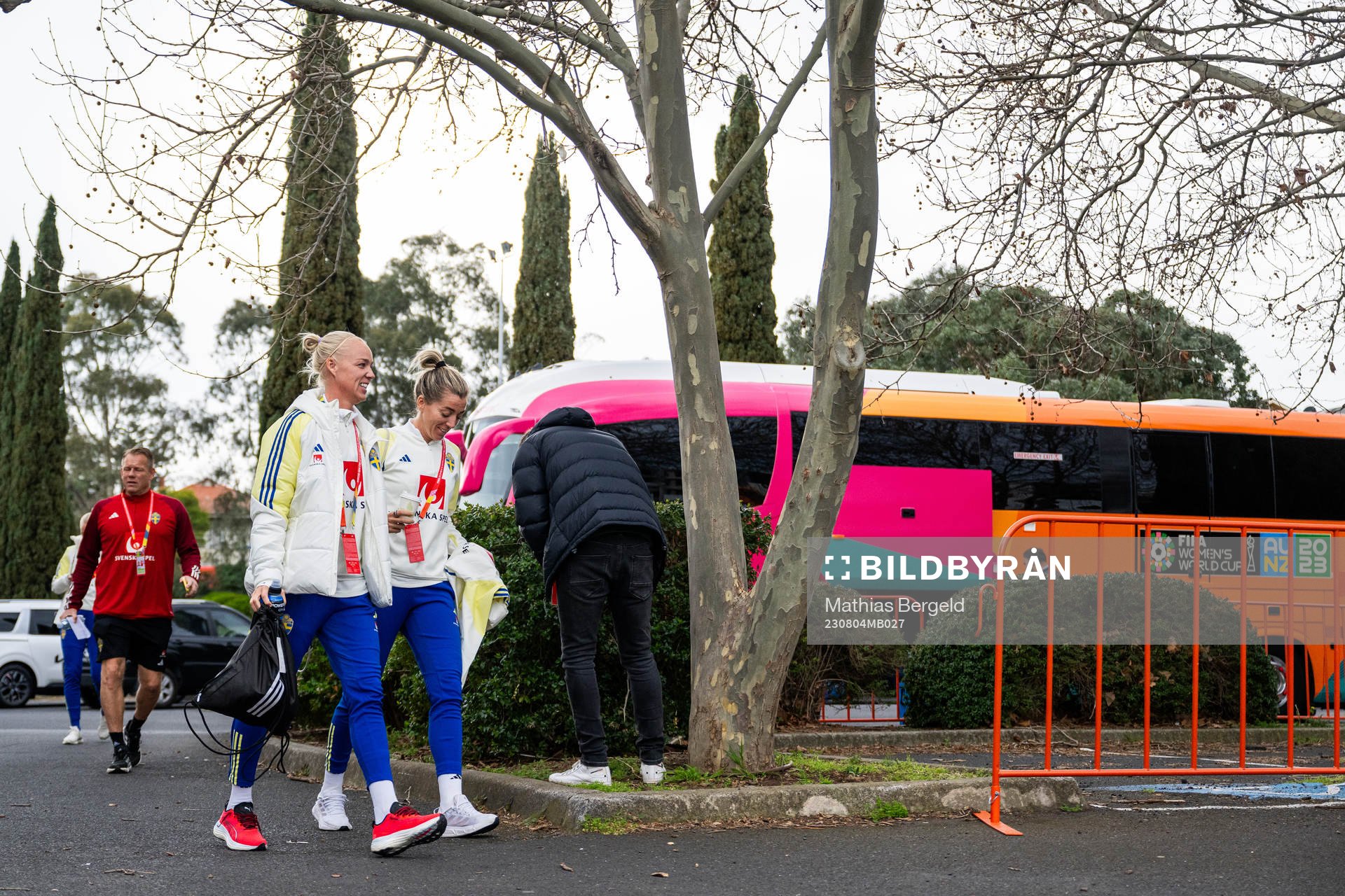 Caroline Seger and Linda Sembrant of the Swedish women's