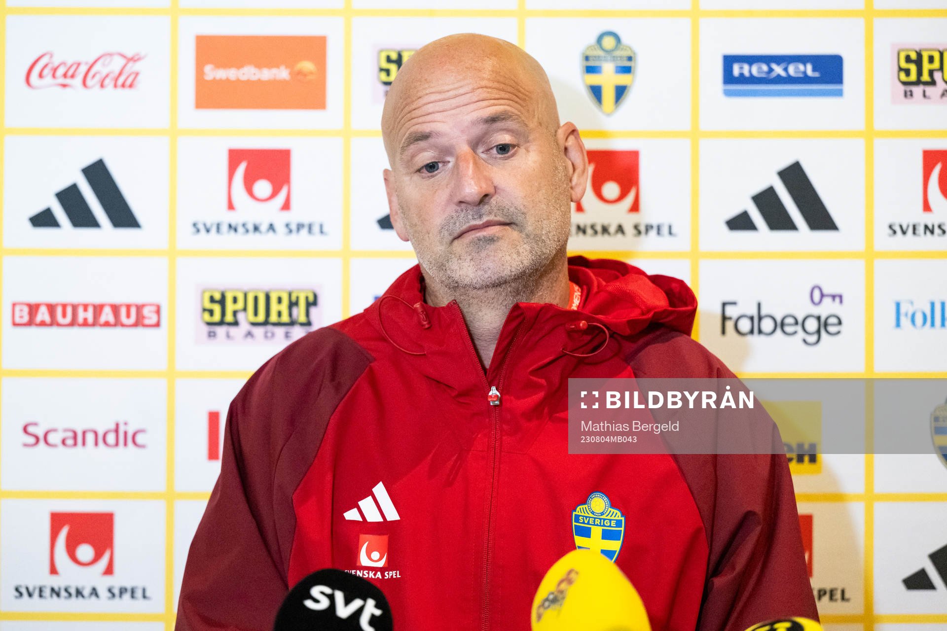 Assistant coach Magnus Wikman of the Swedish women's