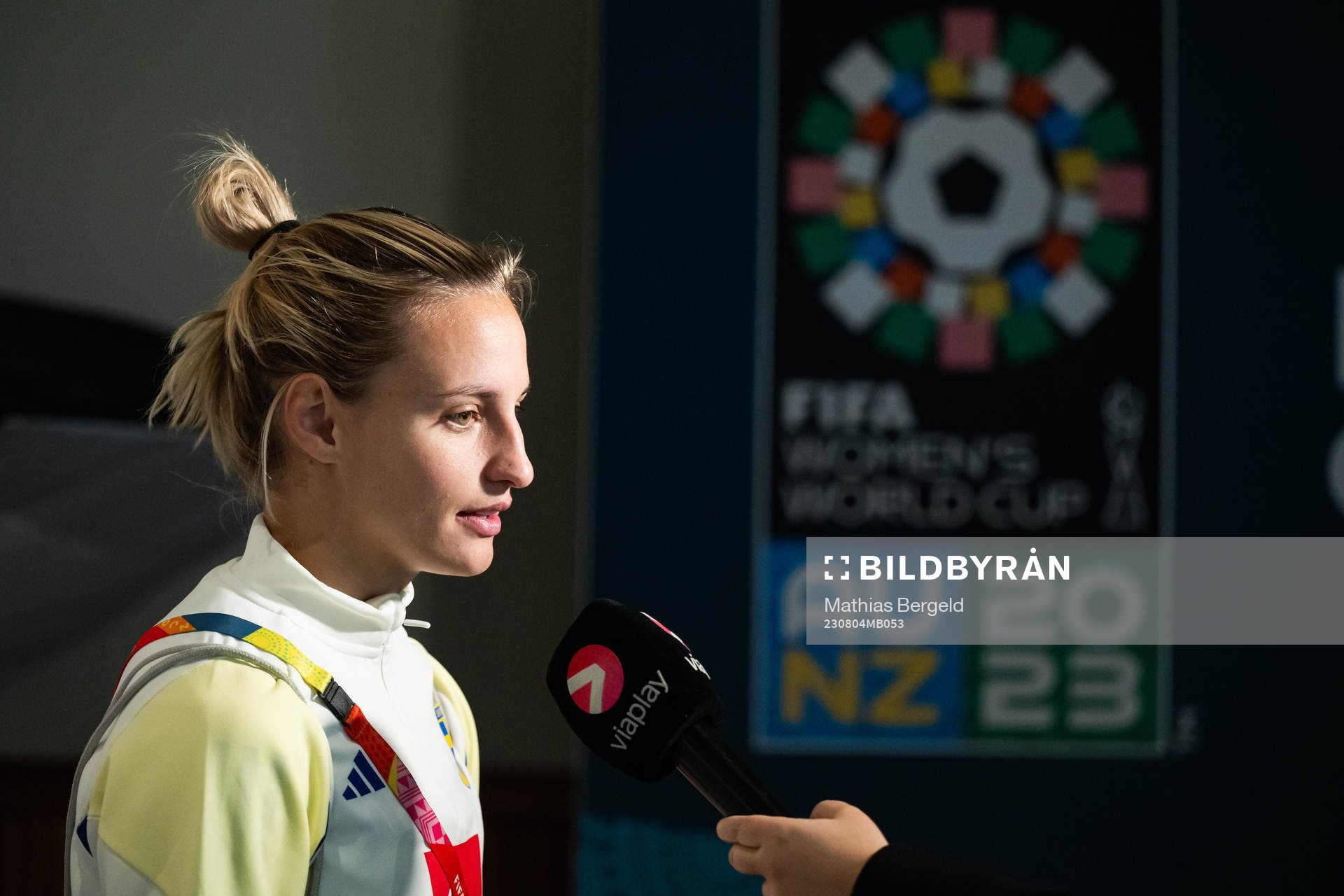 Nathalie Björn of the Swedish women's national football