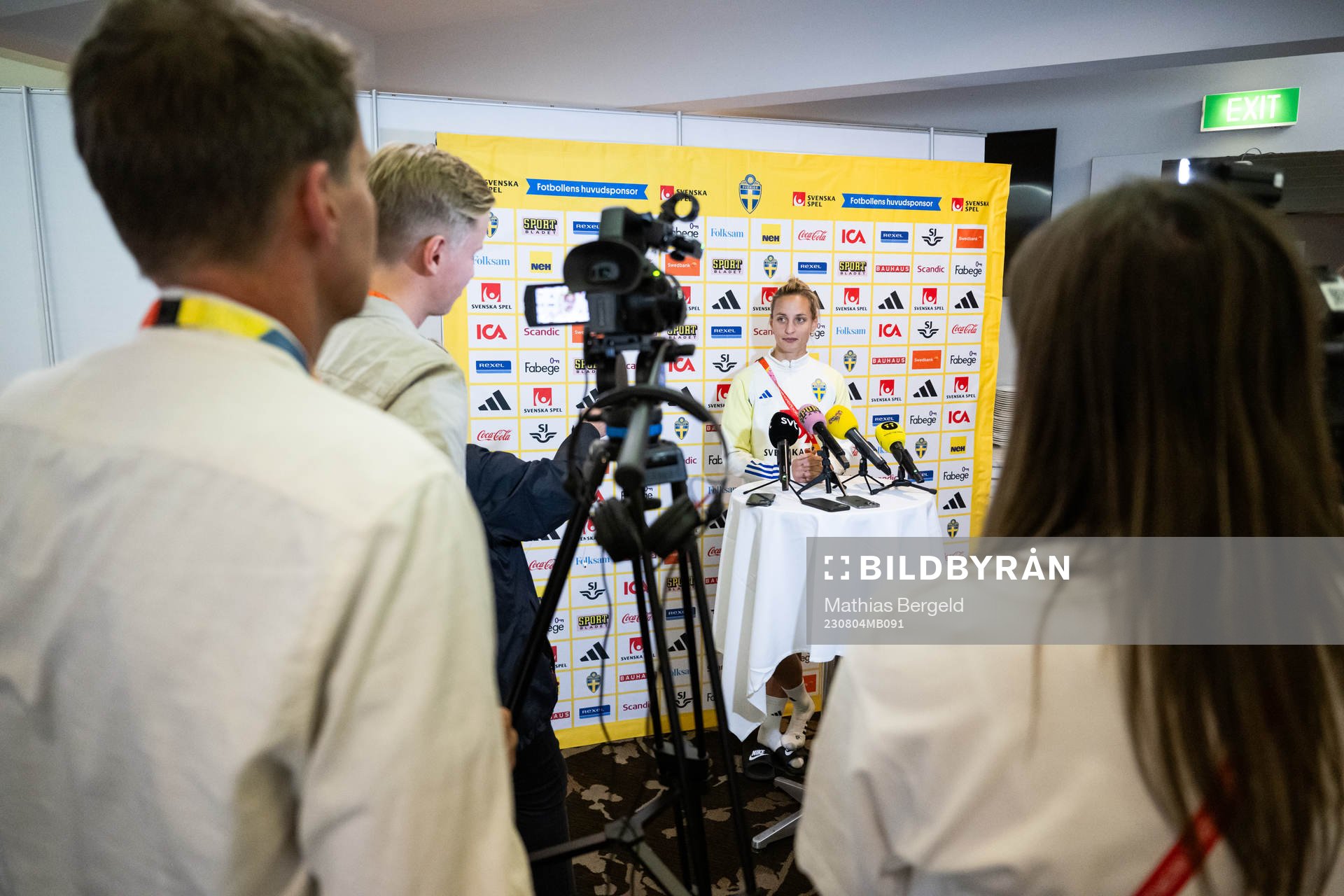 Nathalie Björn of the Swedish women's national football