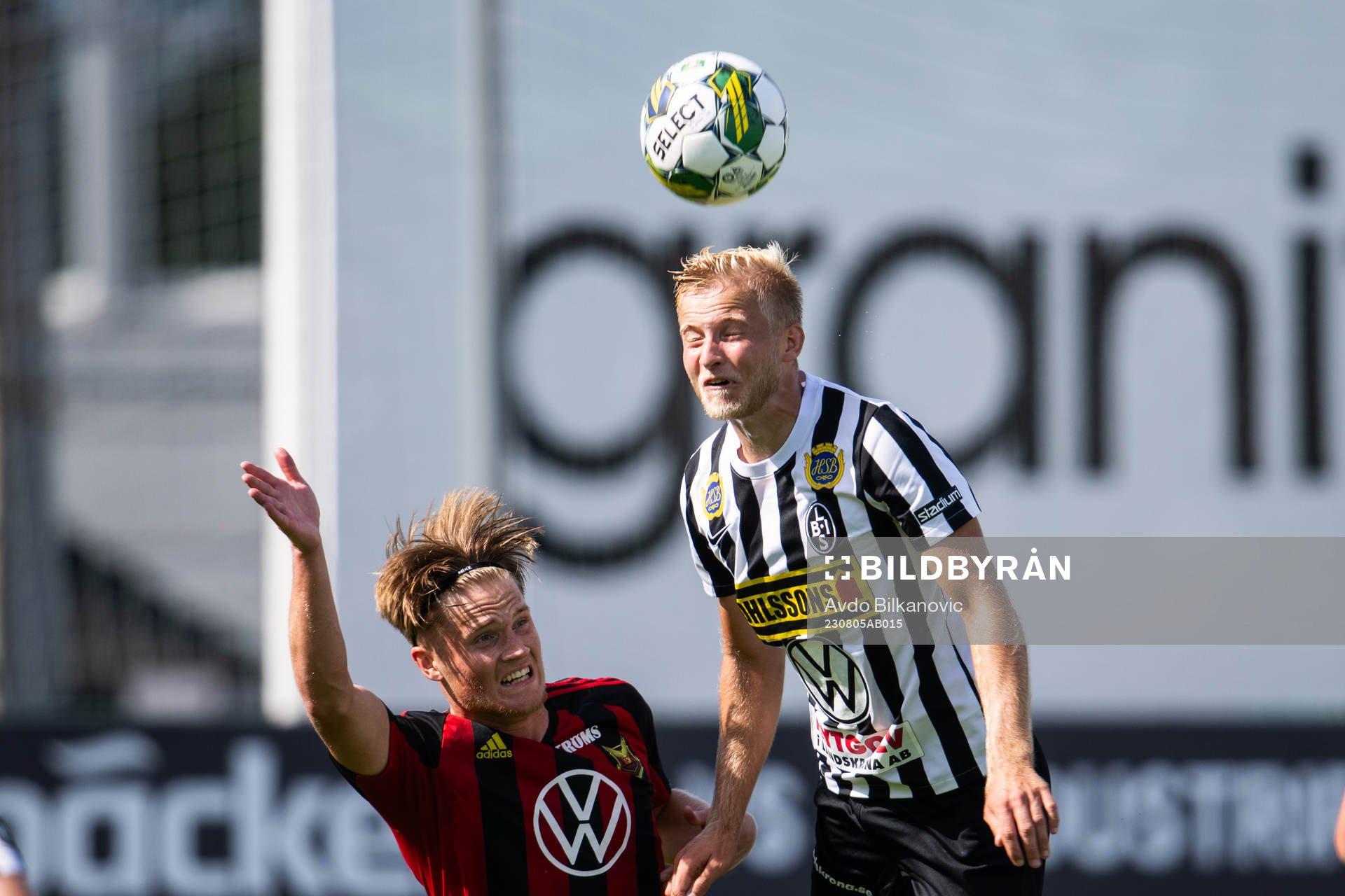 Landskronas Johan Rapp och Östersunds Cesar Weilid