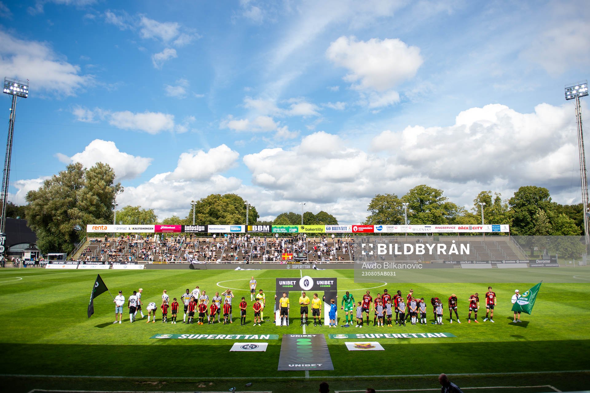 Landskronas oc Östersunds spelare