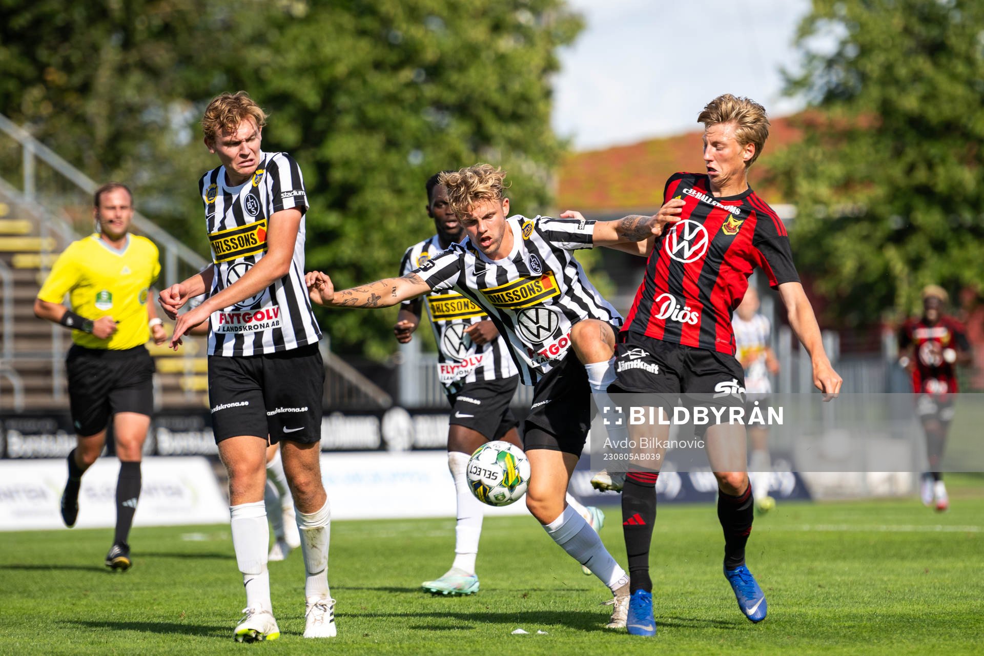 Landskronas Frederik Ihler och Östersunds Albin Sporrong