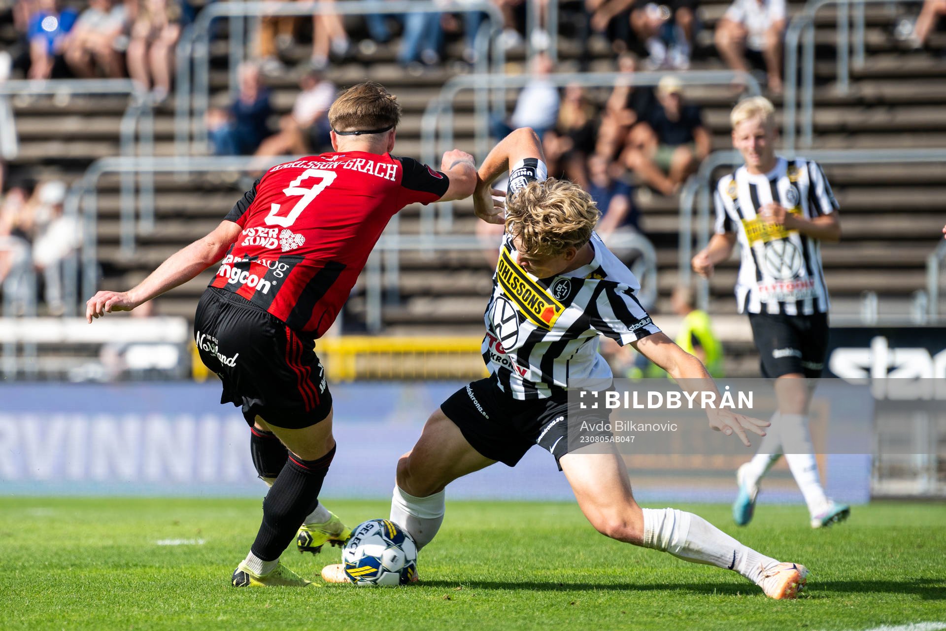 Landskronas Gustaf Bruzelius och Östersunds Sebastian