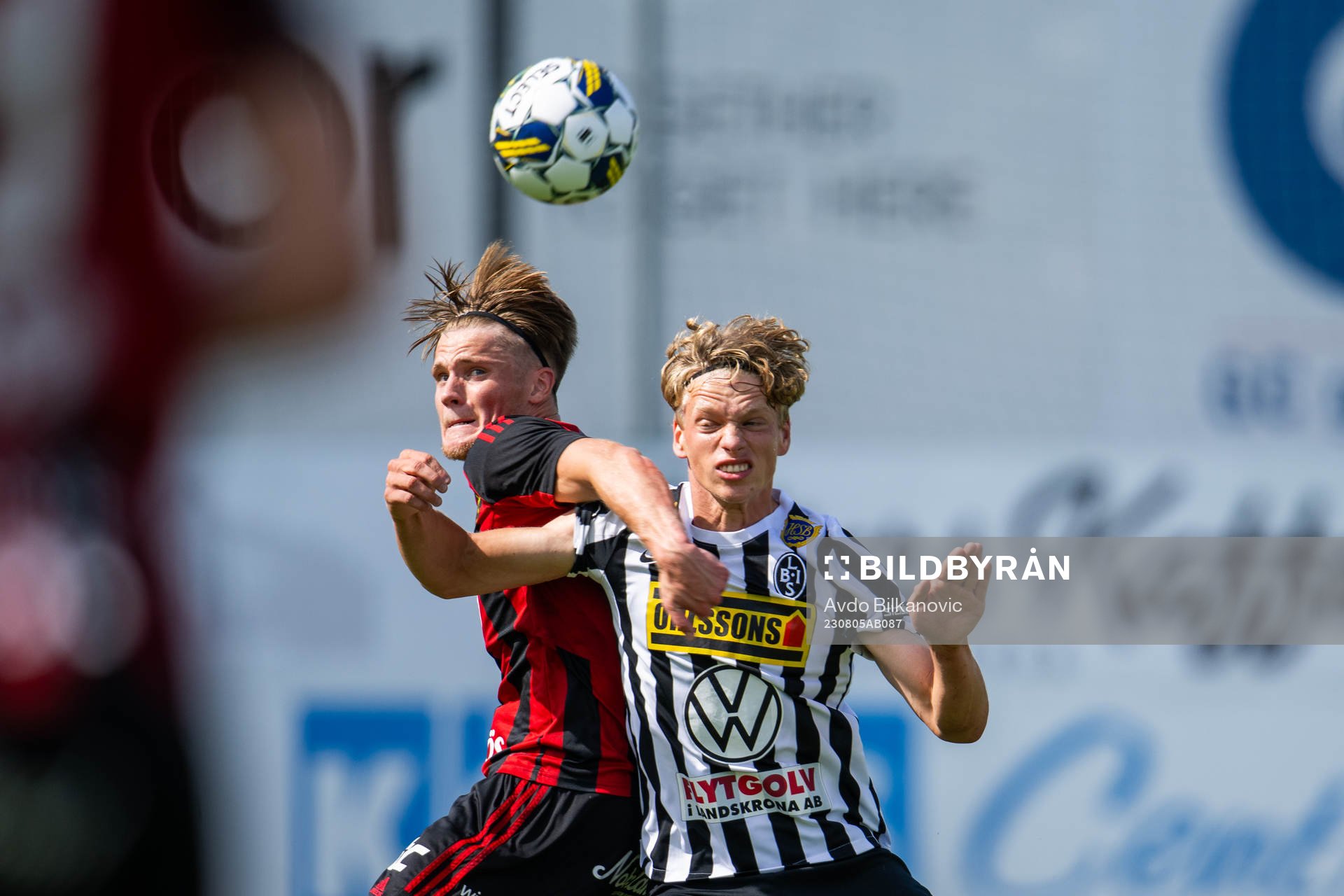 Landskronas Gustaf Bruzelius och Östersunds Sebastian