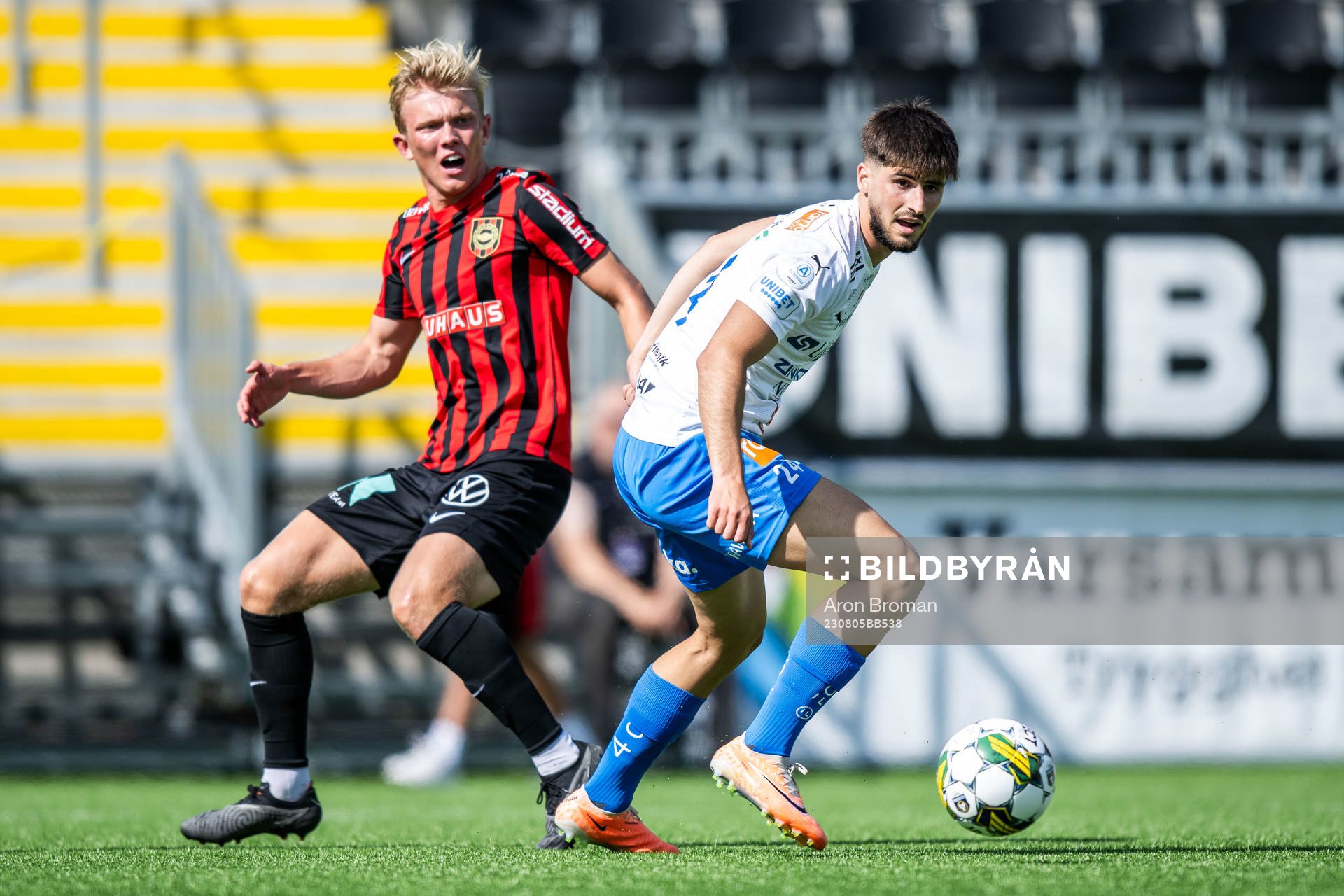 Brommapojkarnas Alexander Jensen och Värnamos Emin