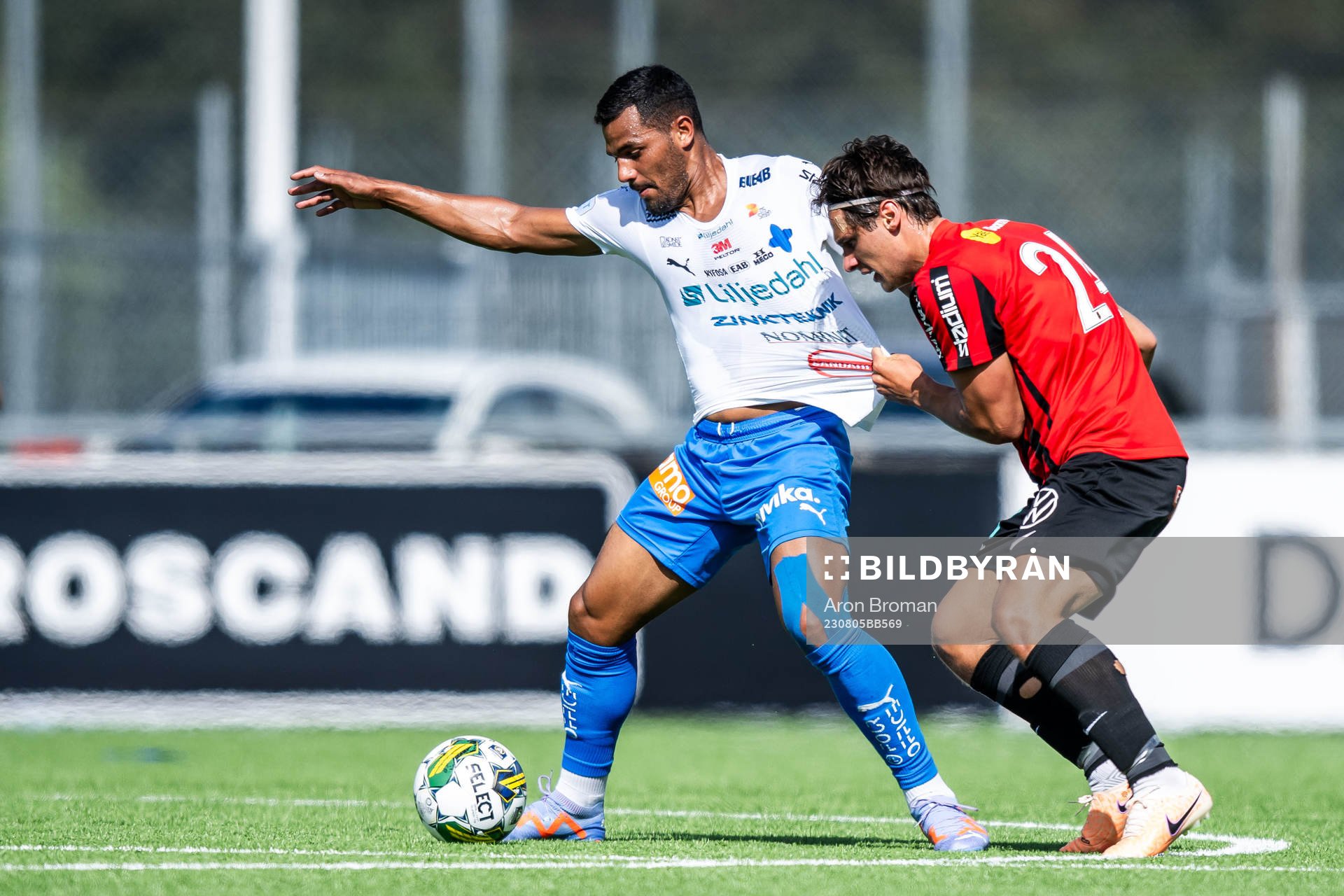 Värnamos Edvin Becirovic och Brommapojkarnas Kevin