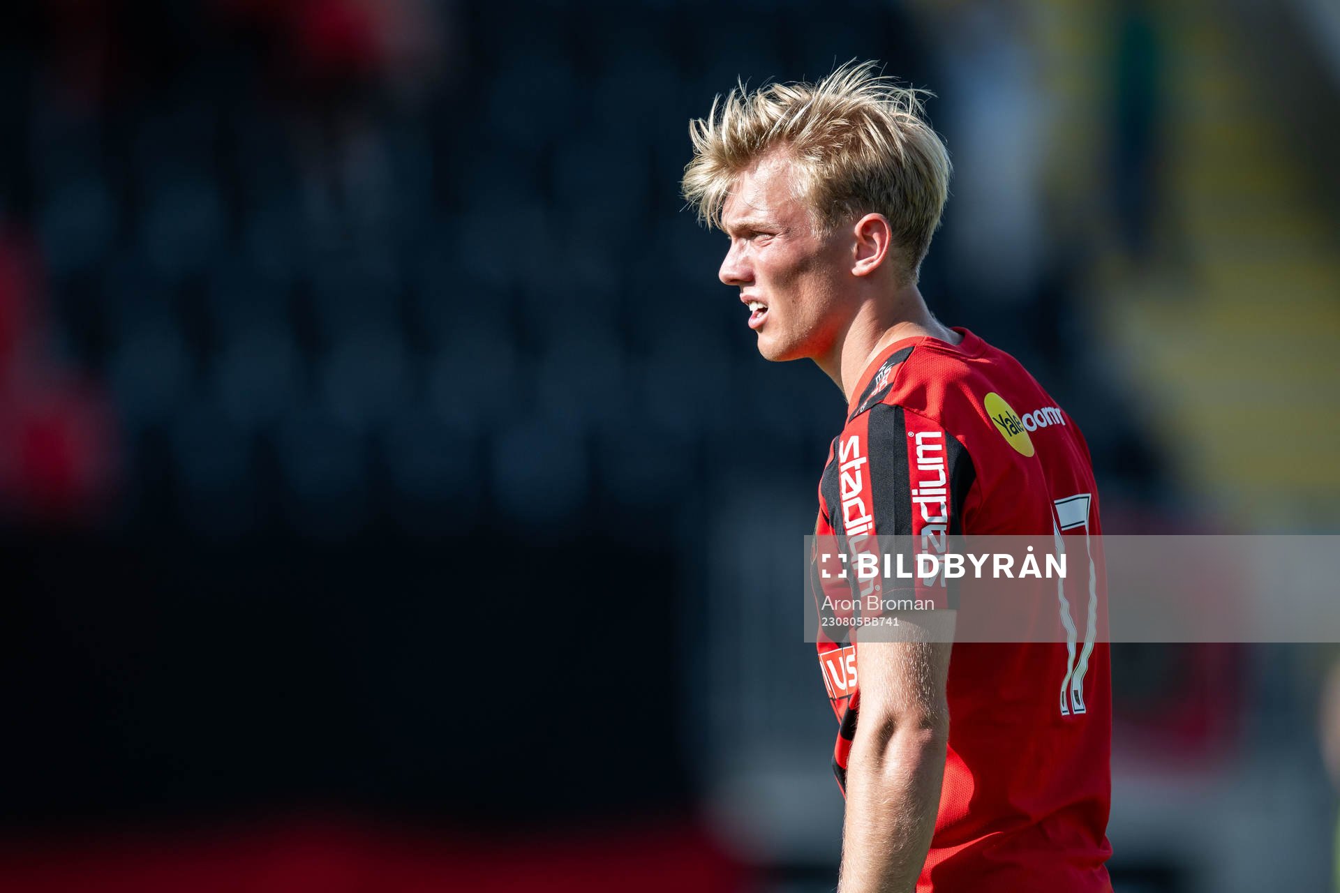 Brommapojkarnas Alexander Jensen deppar