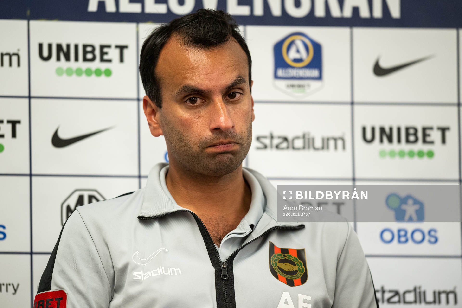 Brommapojkarnas assisterande tränare Andreas Engelmark