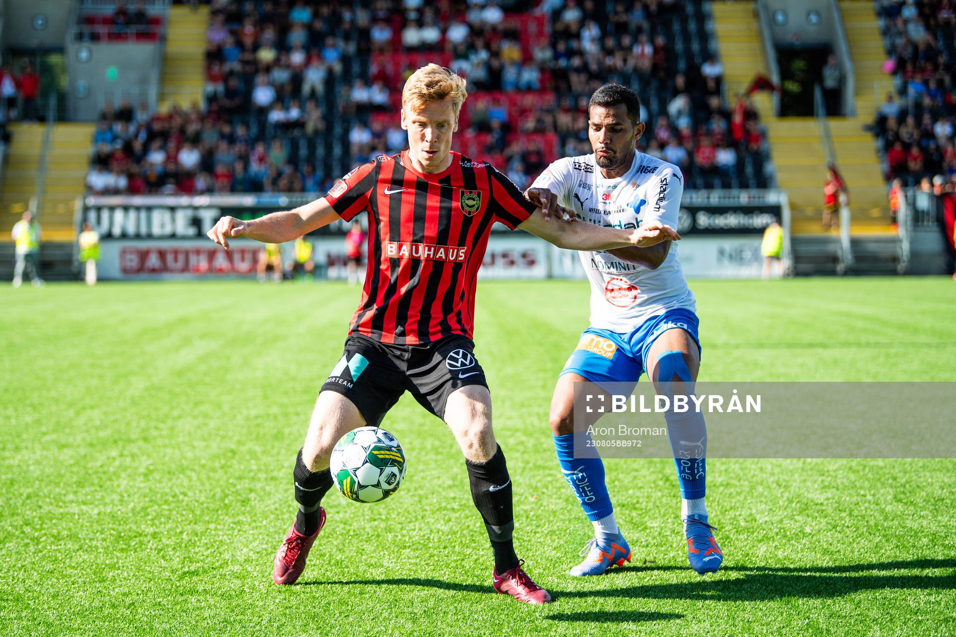 Brommapojkarnas Gustav Sandberg Magnusson och Värnamos