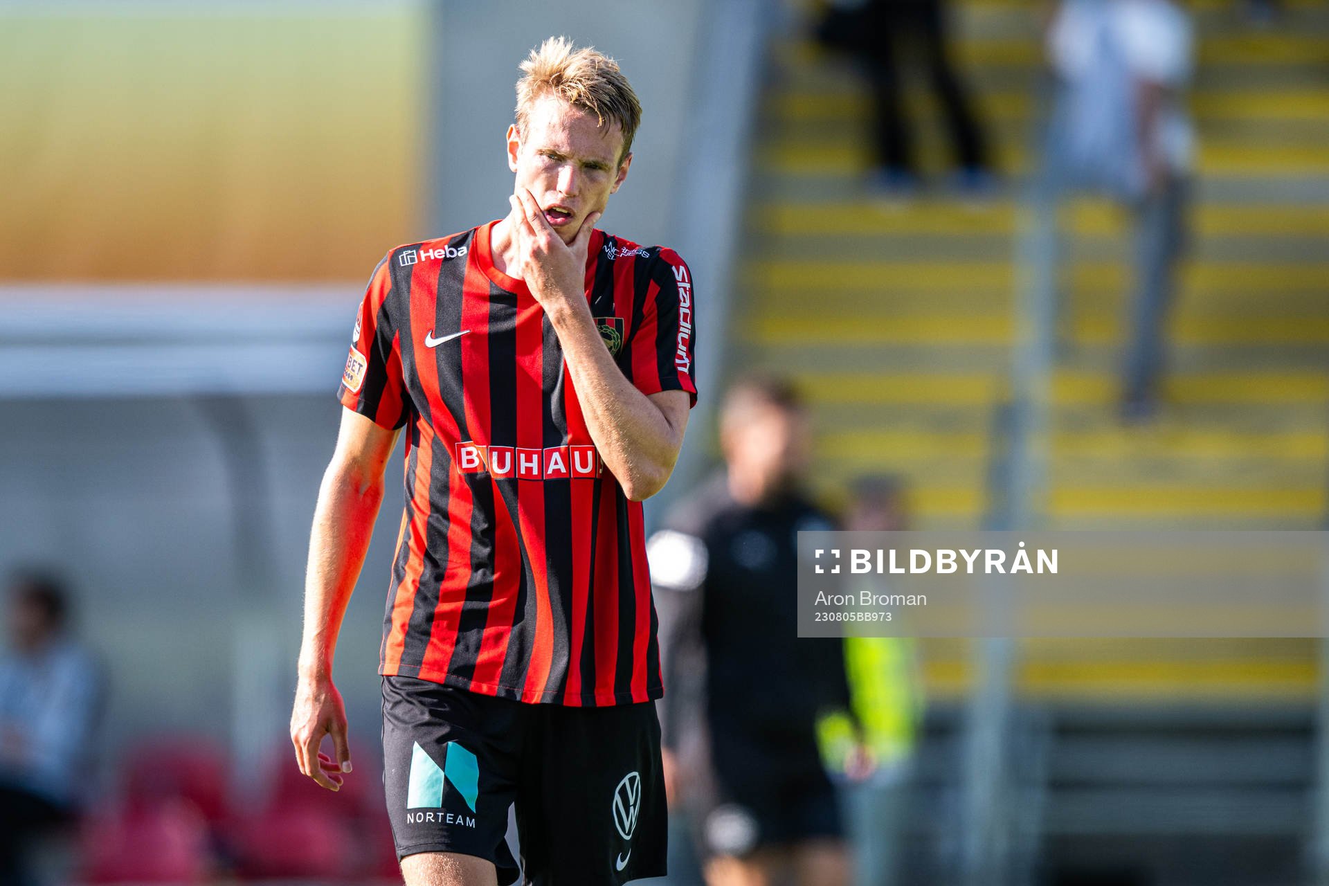 Brommapojkarnas Torbjörn Lysaker Heggem deppar