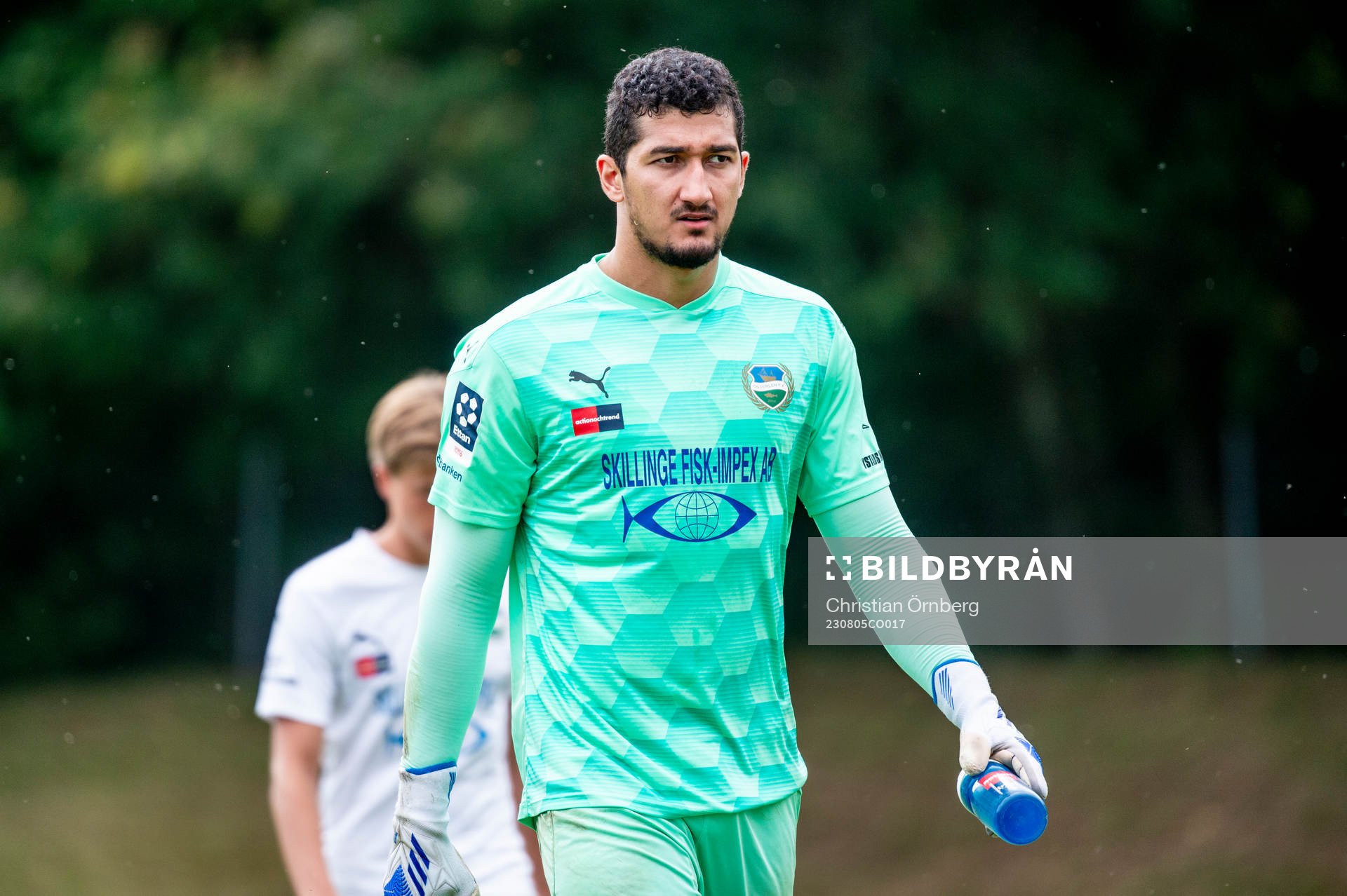 Österlens målvakt Zakaria Abdulrazek deppar