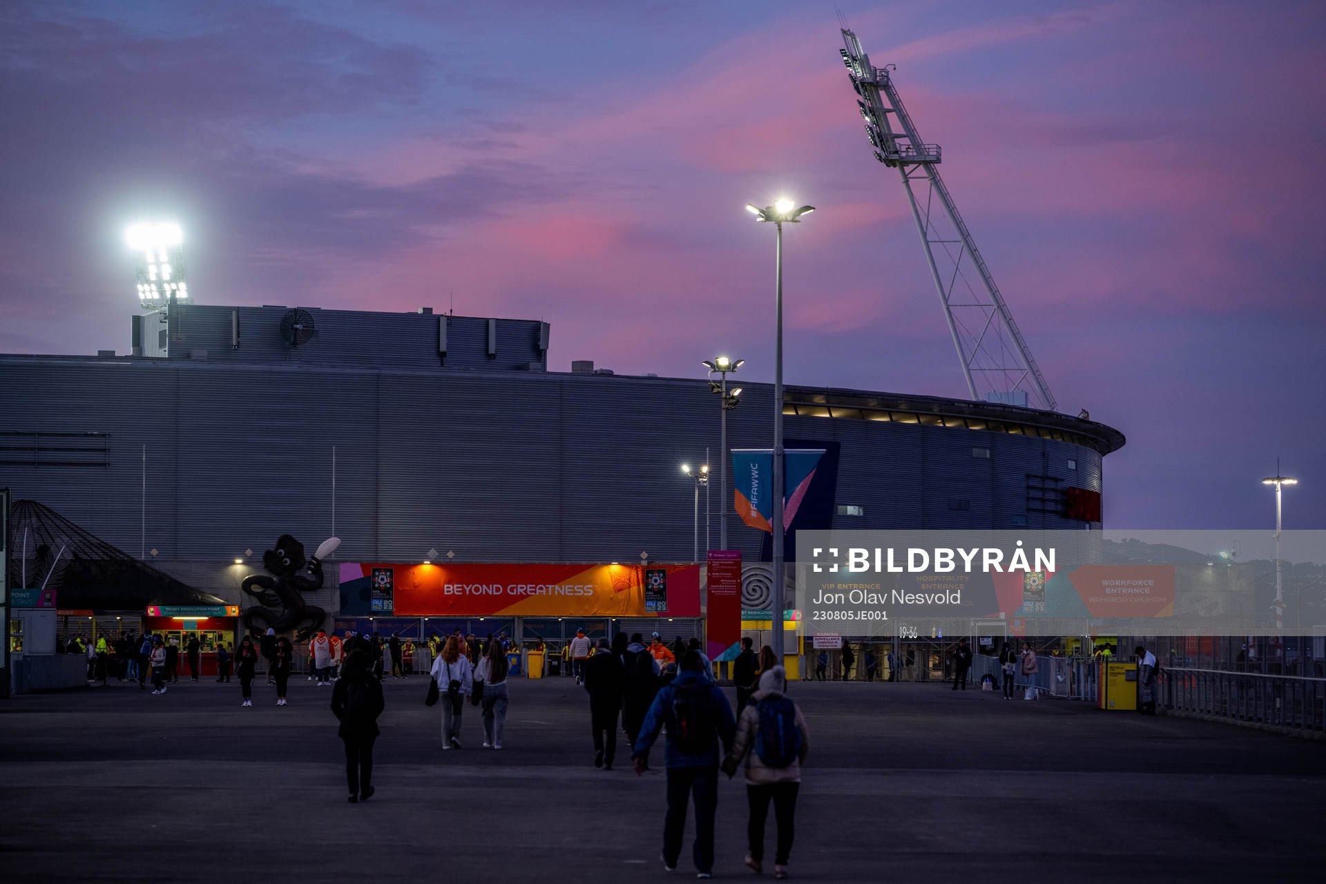 General exterior view of Sky Stadium