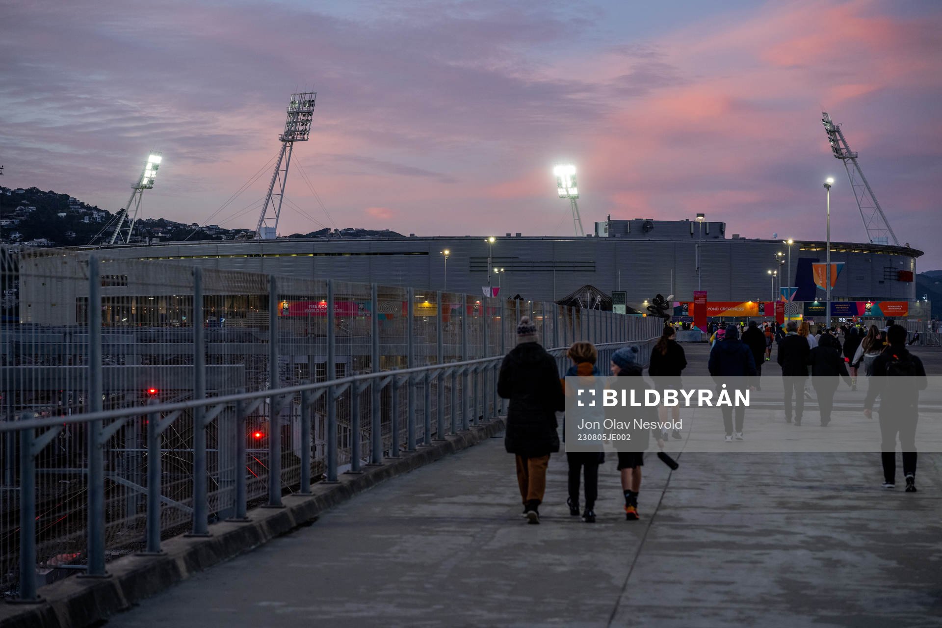 General exterior view of Sky Stadium