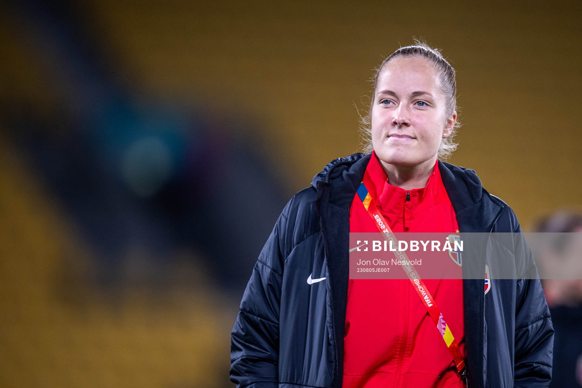 Goalkeeper Aurora Mikalsen of Norway