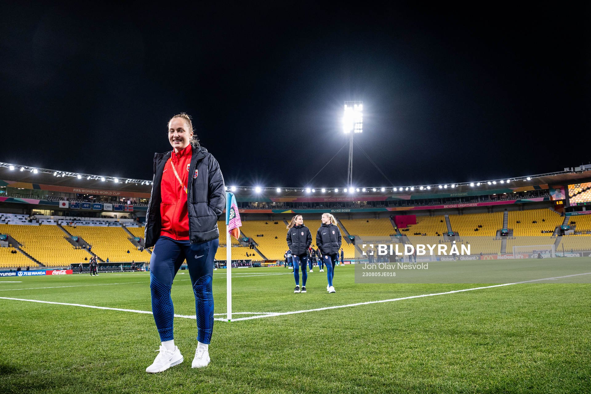 Goalkeeper Aurora Mikalsen of Norway