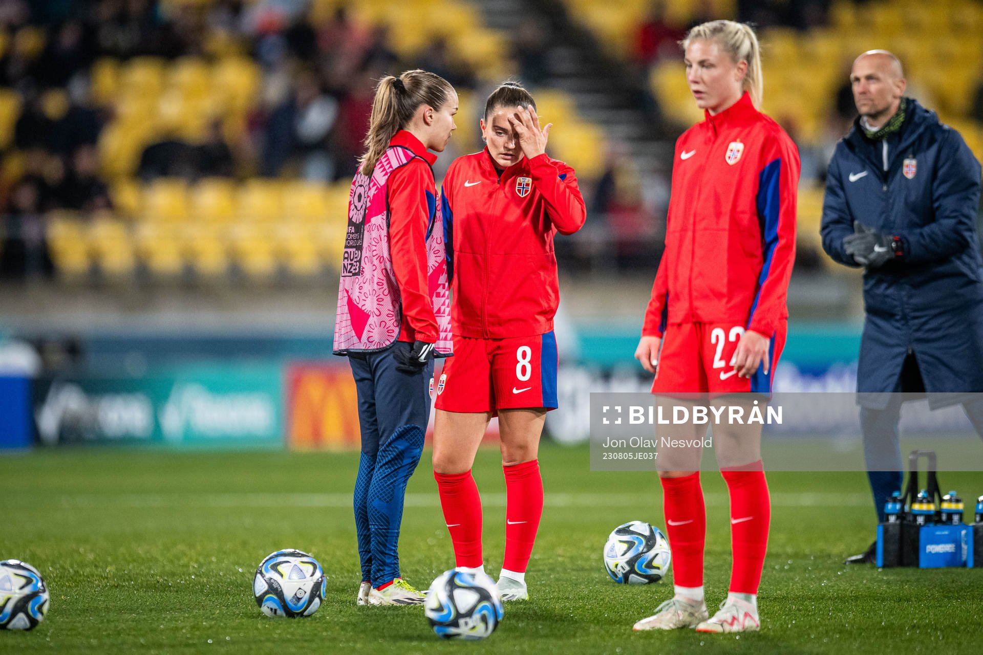 Guro Reiten, Vilde Bøe Risa and Sophie Román Haug of