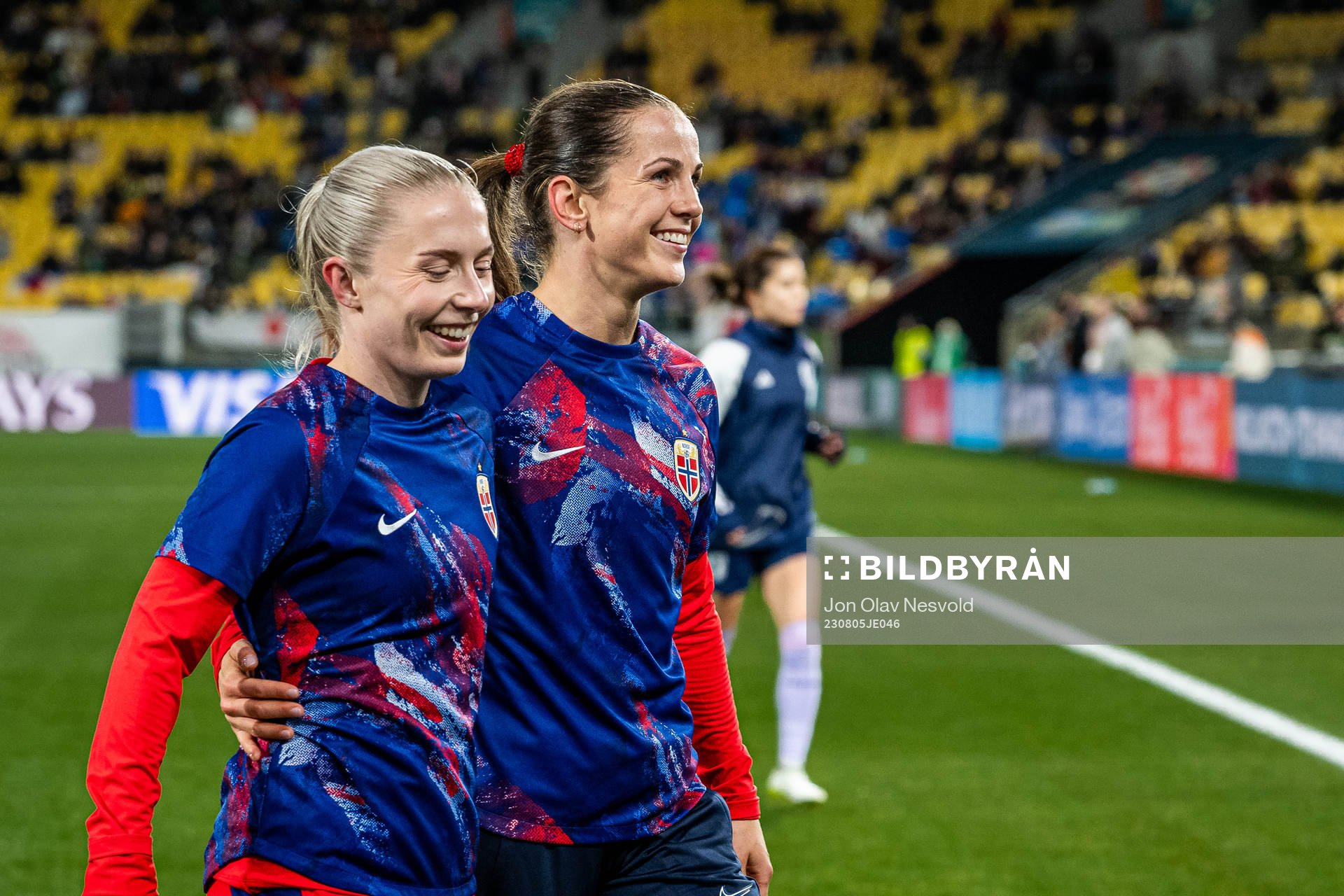 Thea Bjelde and Tuva Hansen of Norway