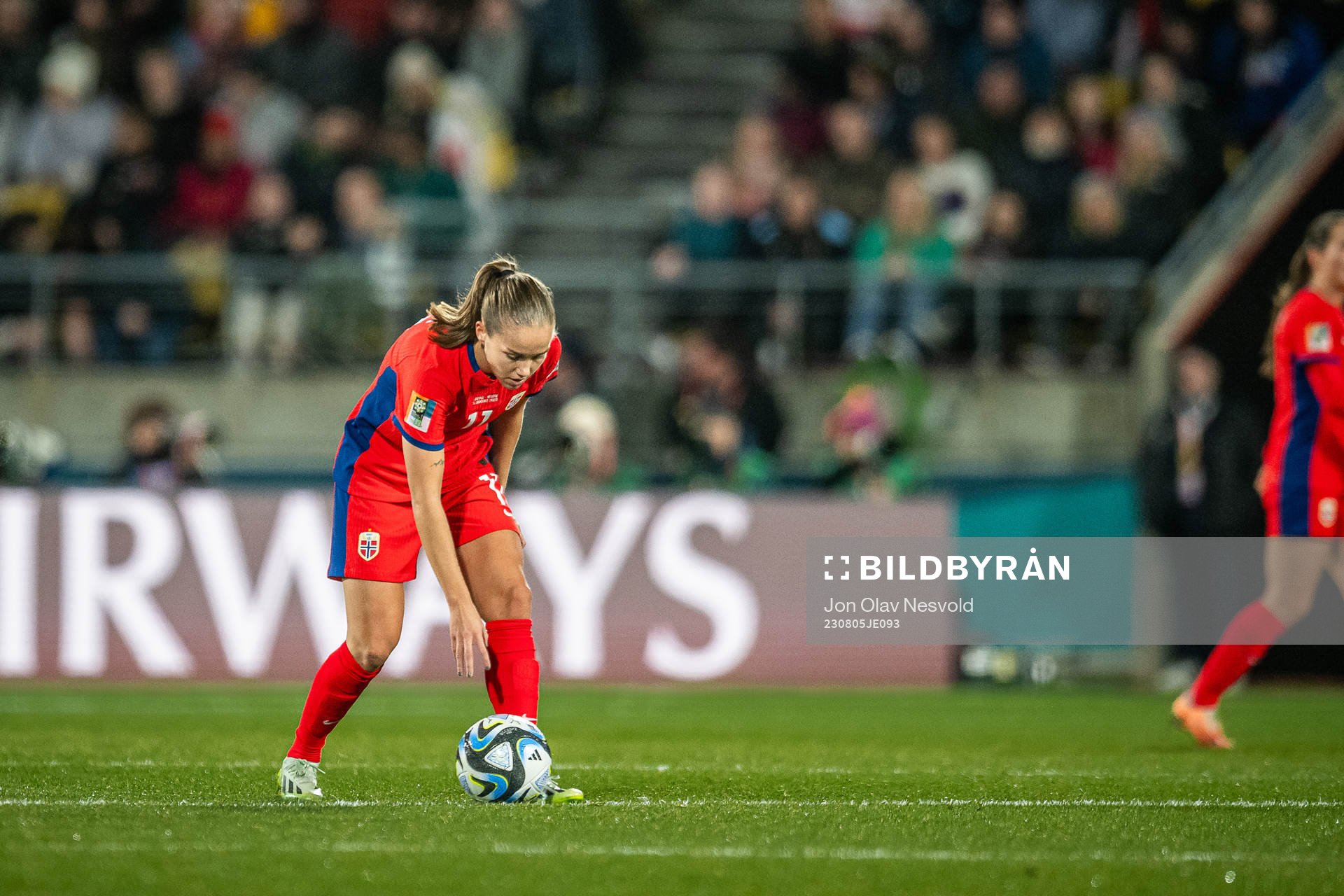 Guro Reiten of Norway looks dejected