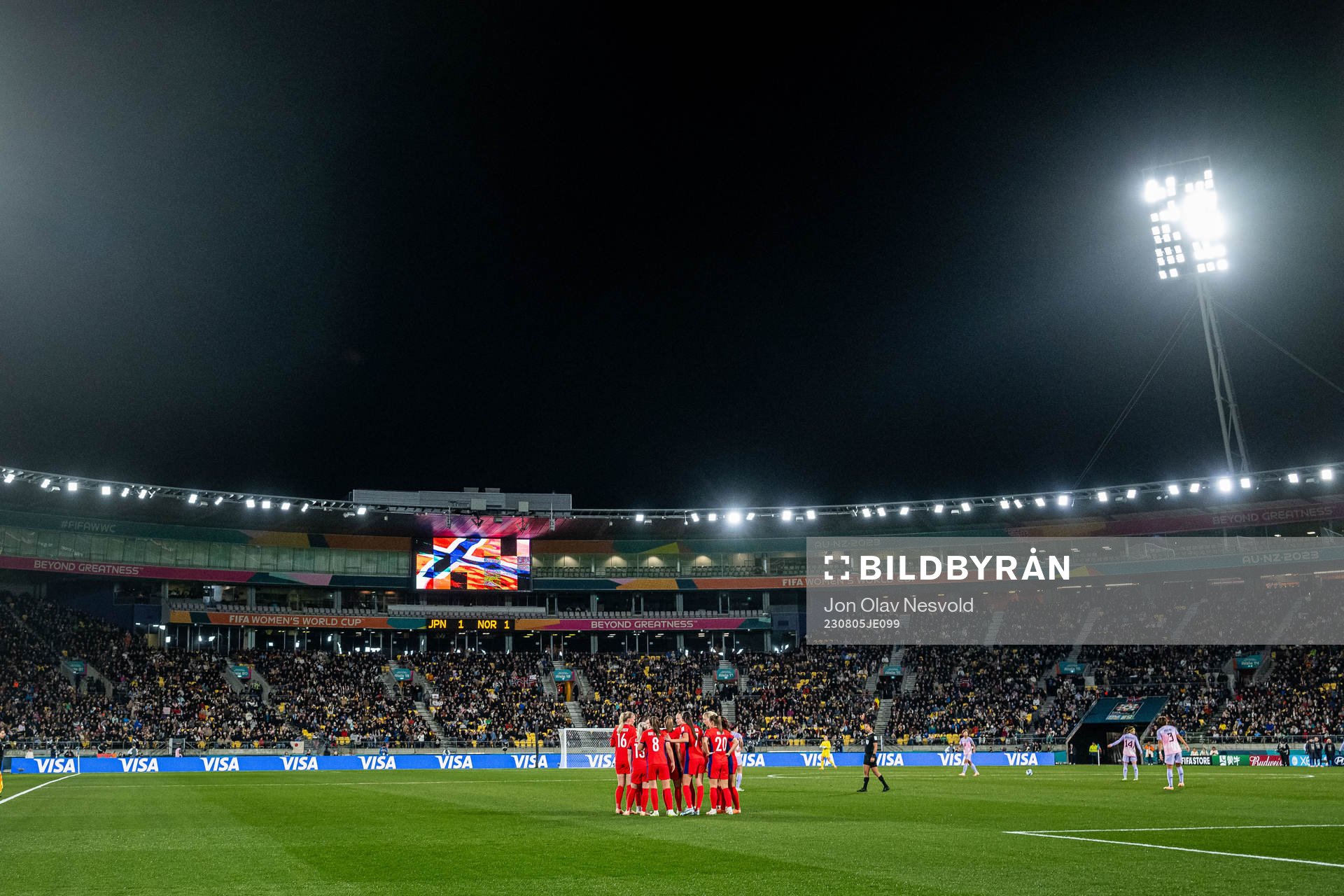 Players of Norway celebrate
