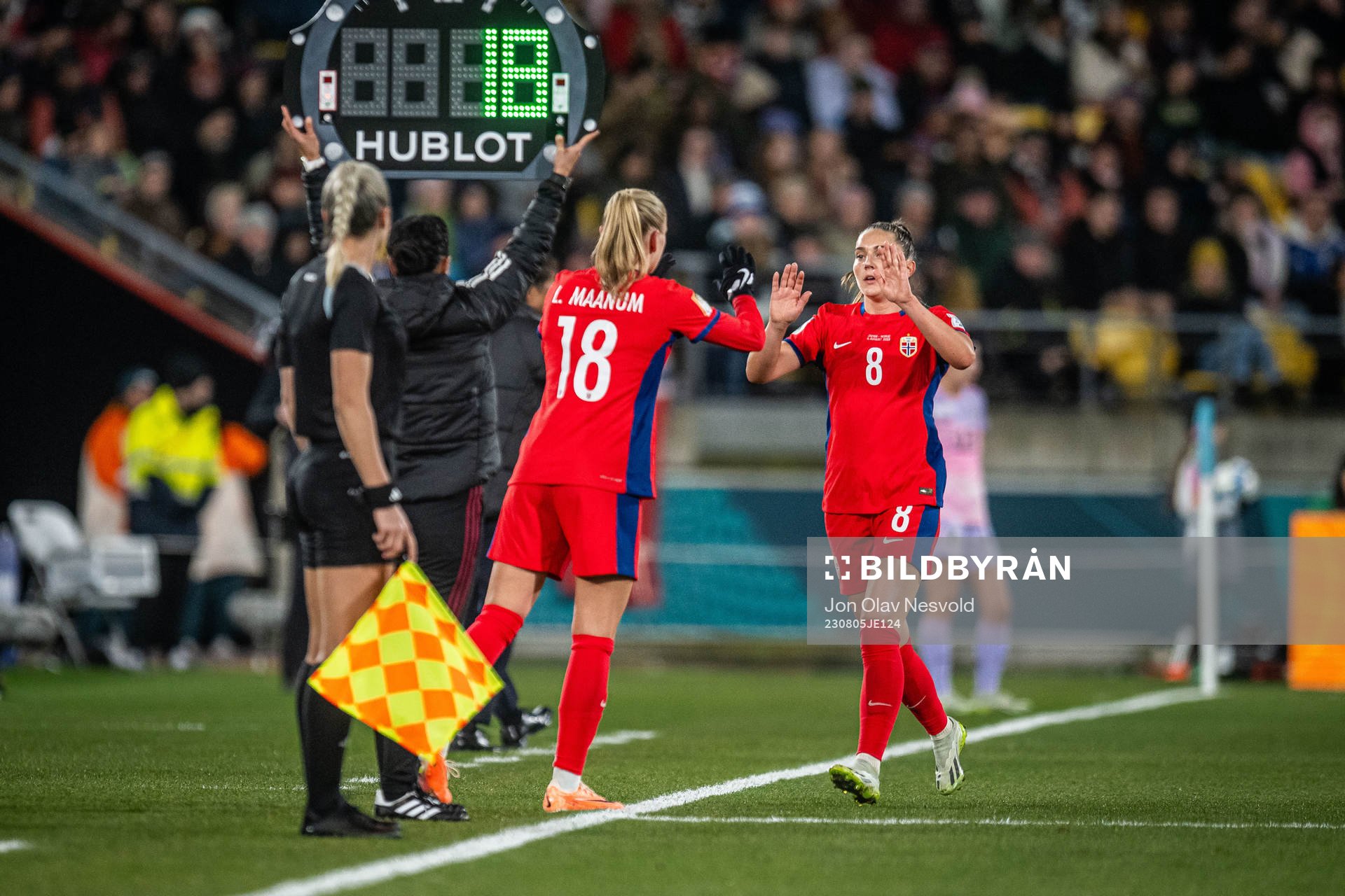 Frida Maanum and Vilde Bøe Risa of Norway