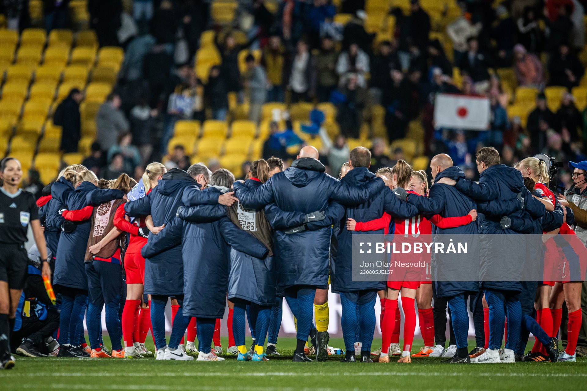 Players and staff of Norway gathers